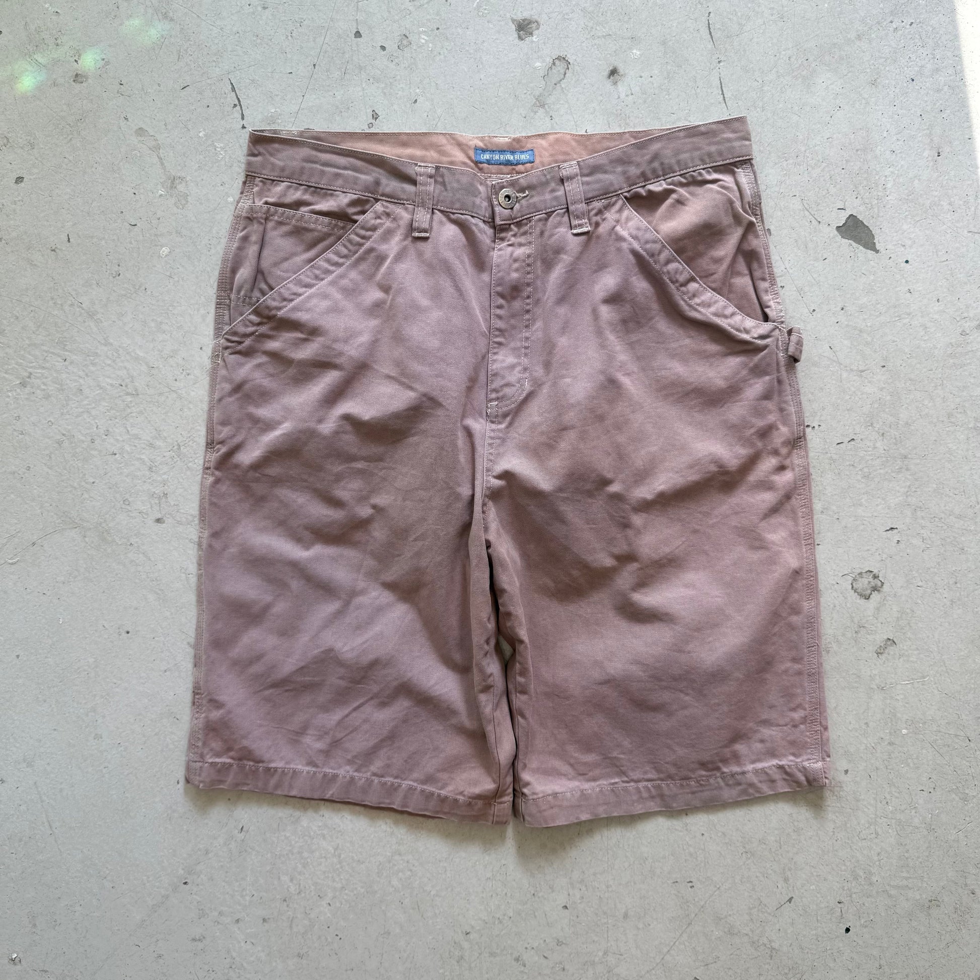 W34: Vintage denim jorts – loose fit workwear shorts - Re:Junk Vintage