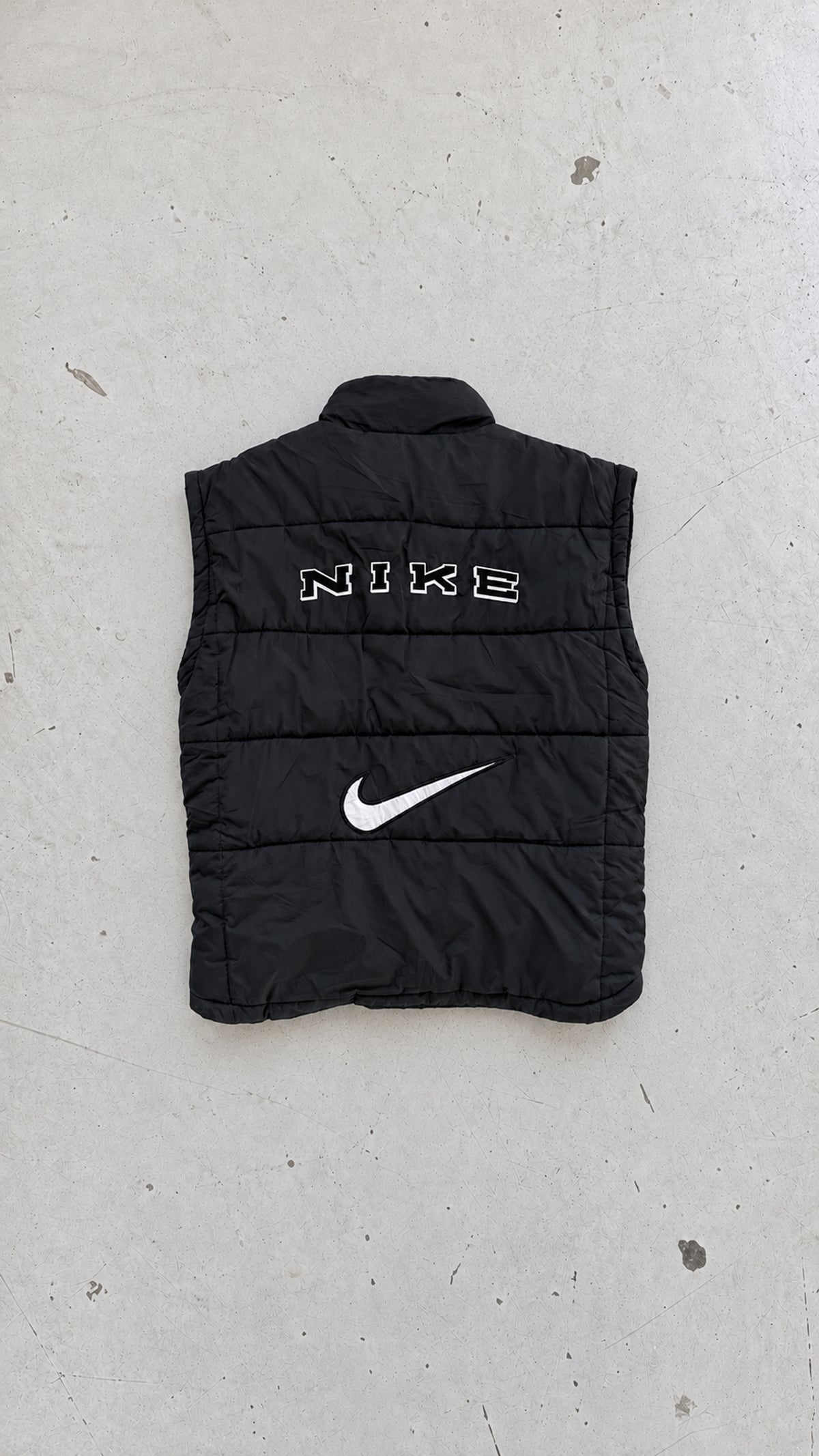 Nike | Vintage Reversible Puffer Vest | Sort / Navy | XL