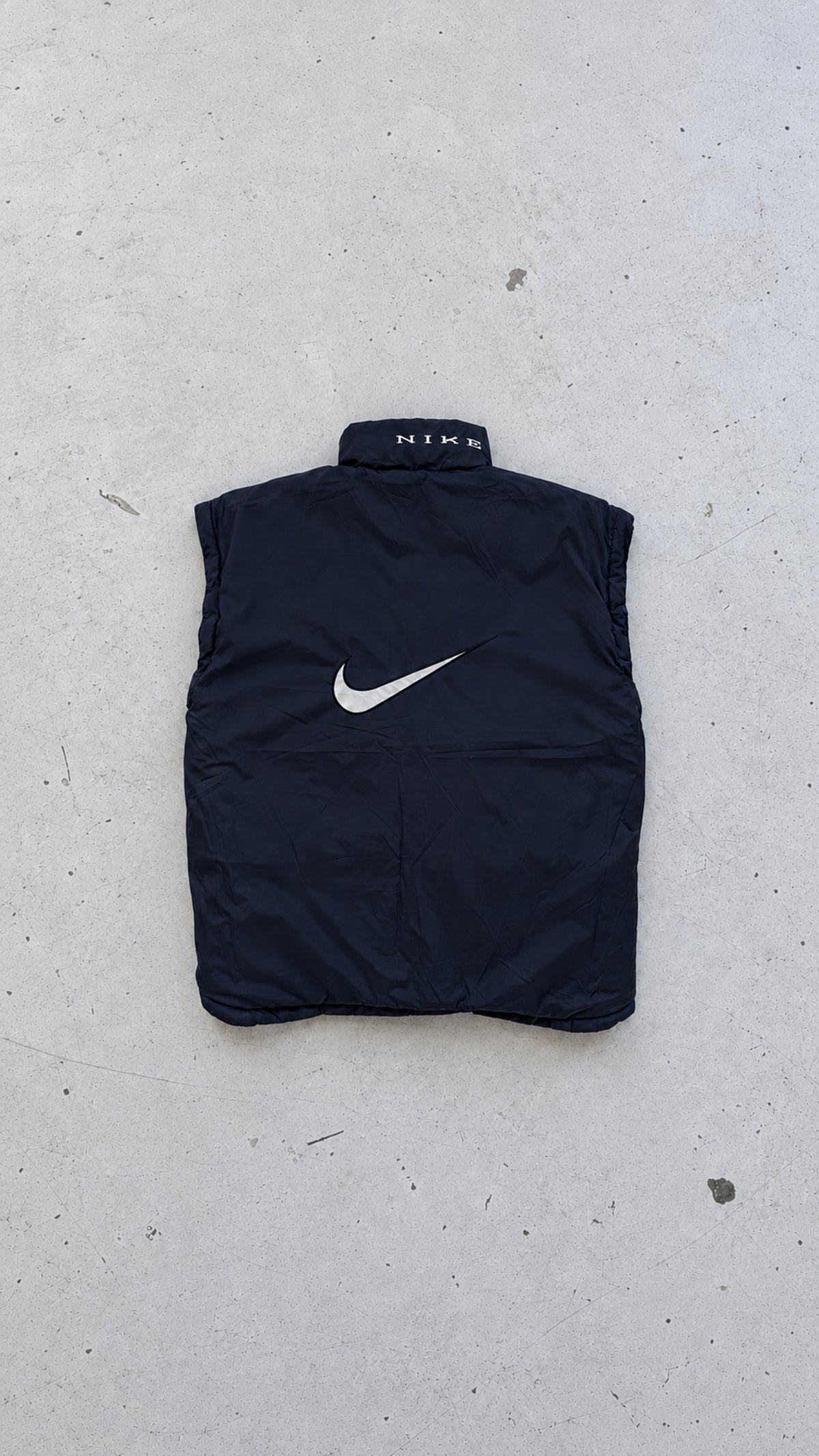 Nike | Vintage Reversible Puffer Vest | Sort / Navy | XL