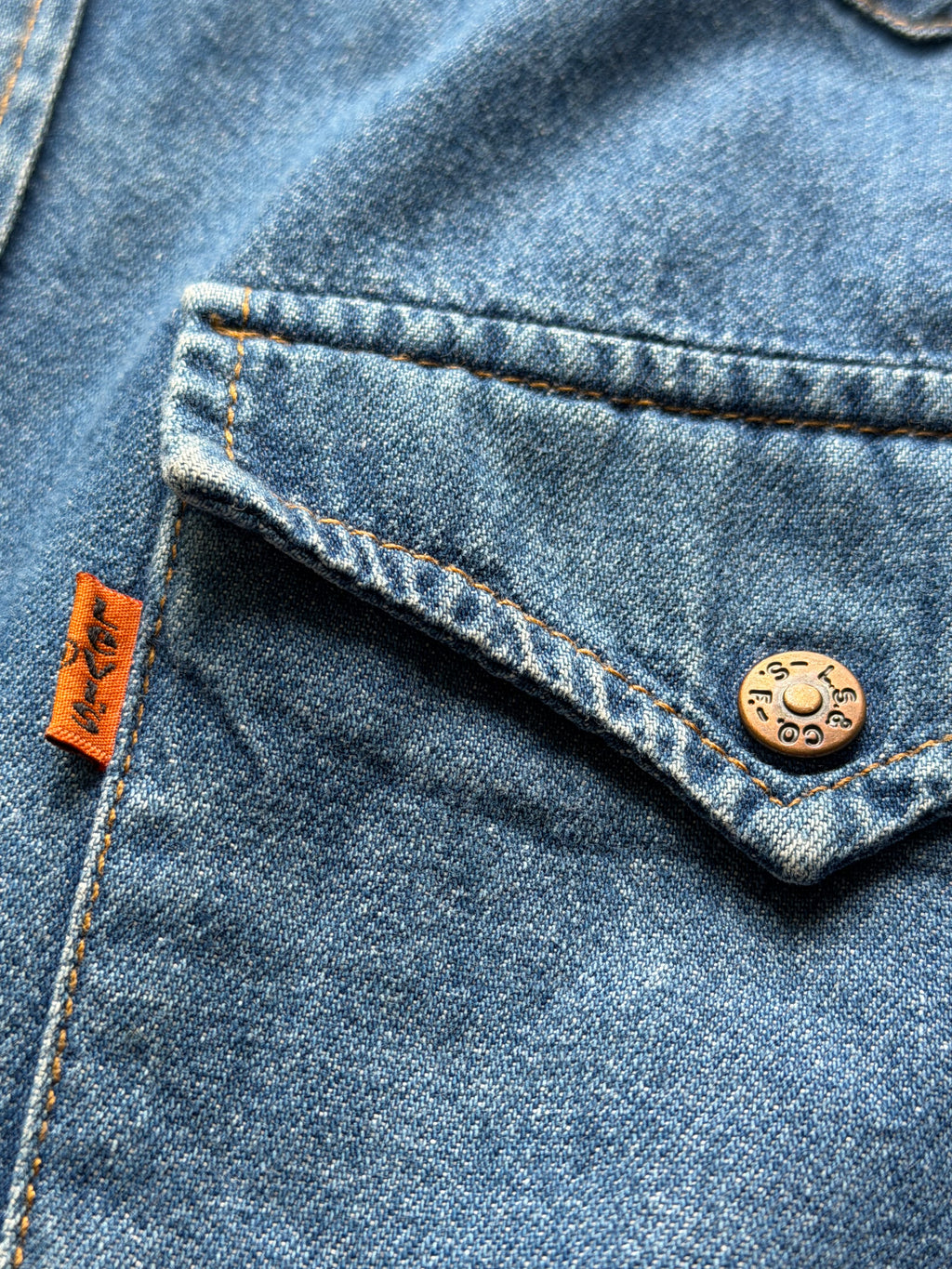Levi’s | Western denimskjorte | blå | S