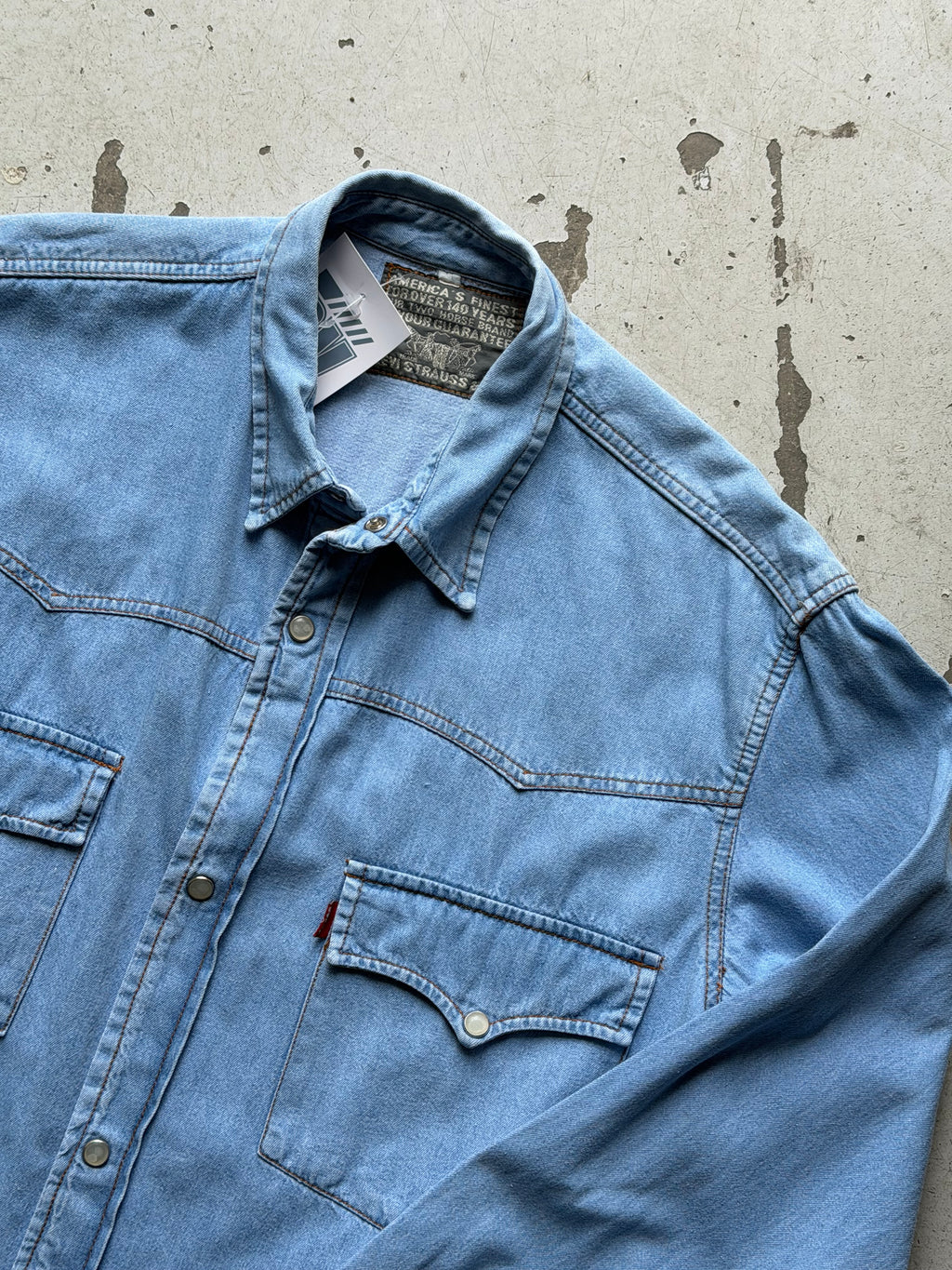 Levi’s | Western denimskjorte | lyseblå | L