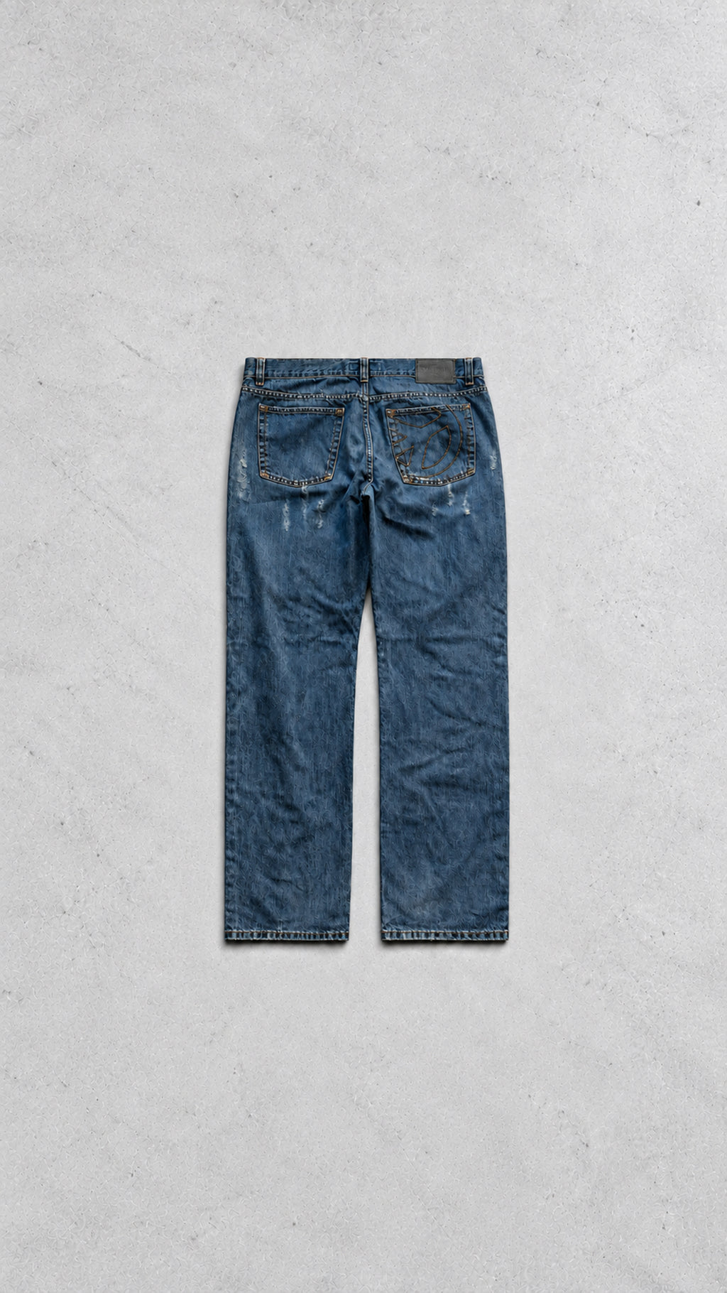 Moschino Jeans | Distressed jeans | Blå | W36/L36