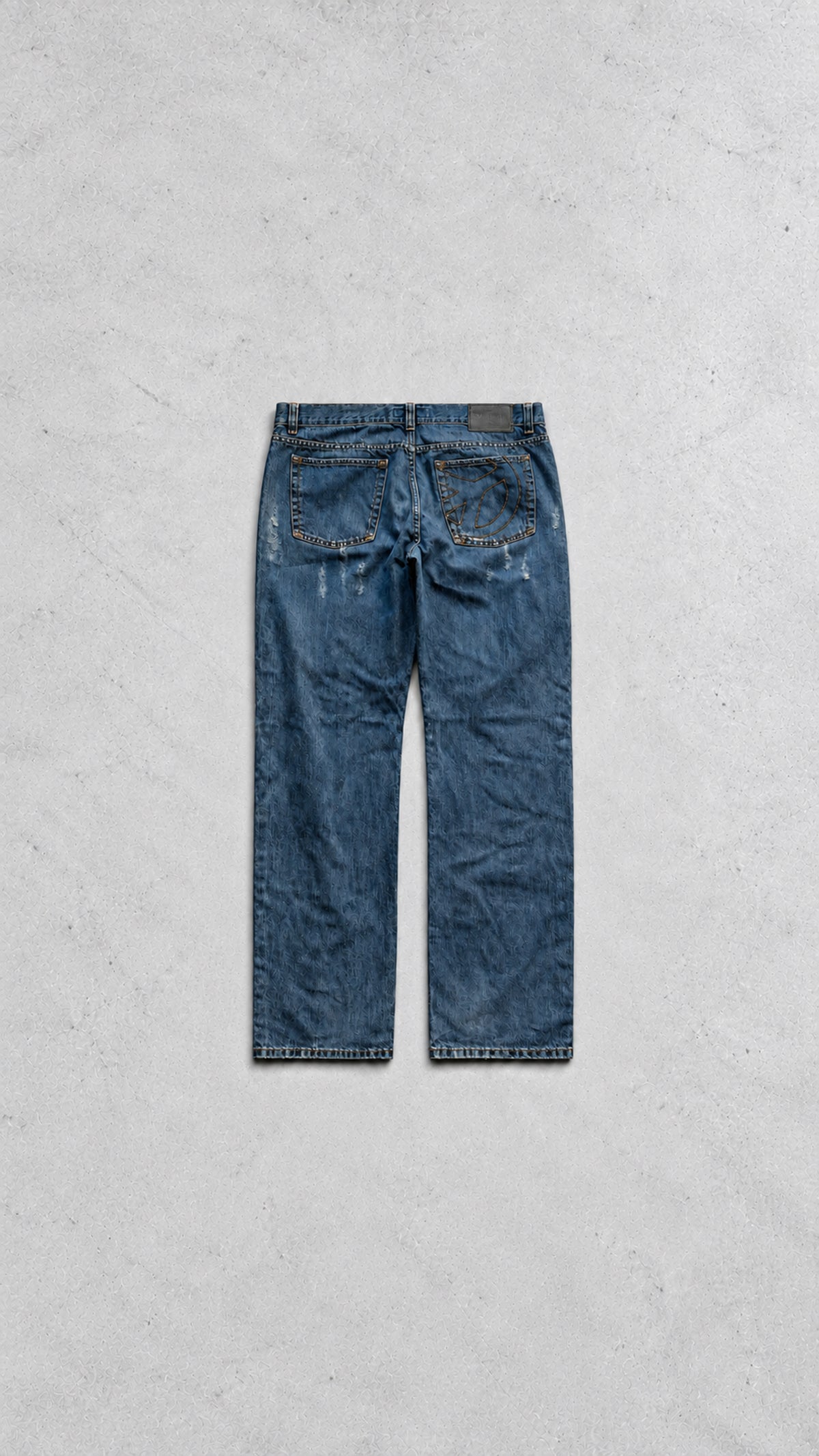 Moschino Jeans | Distressed jeans | Blå | W36/L36