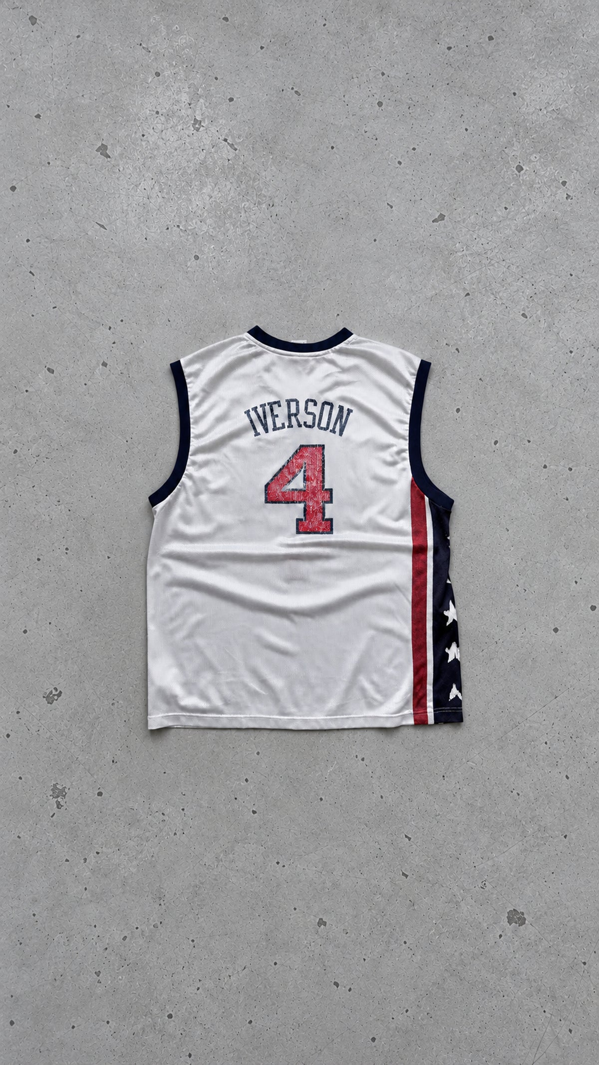 Reebok | USA Basketball Iverson #4 jersey | Hvid | XL