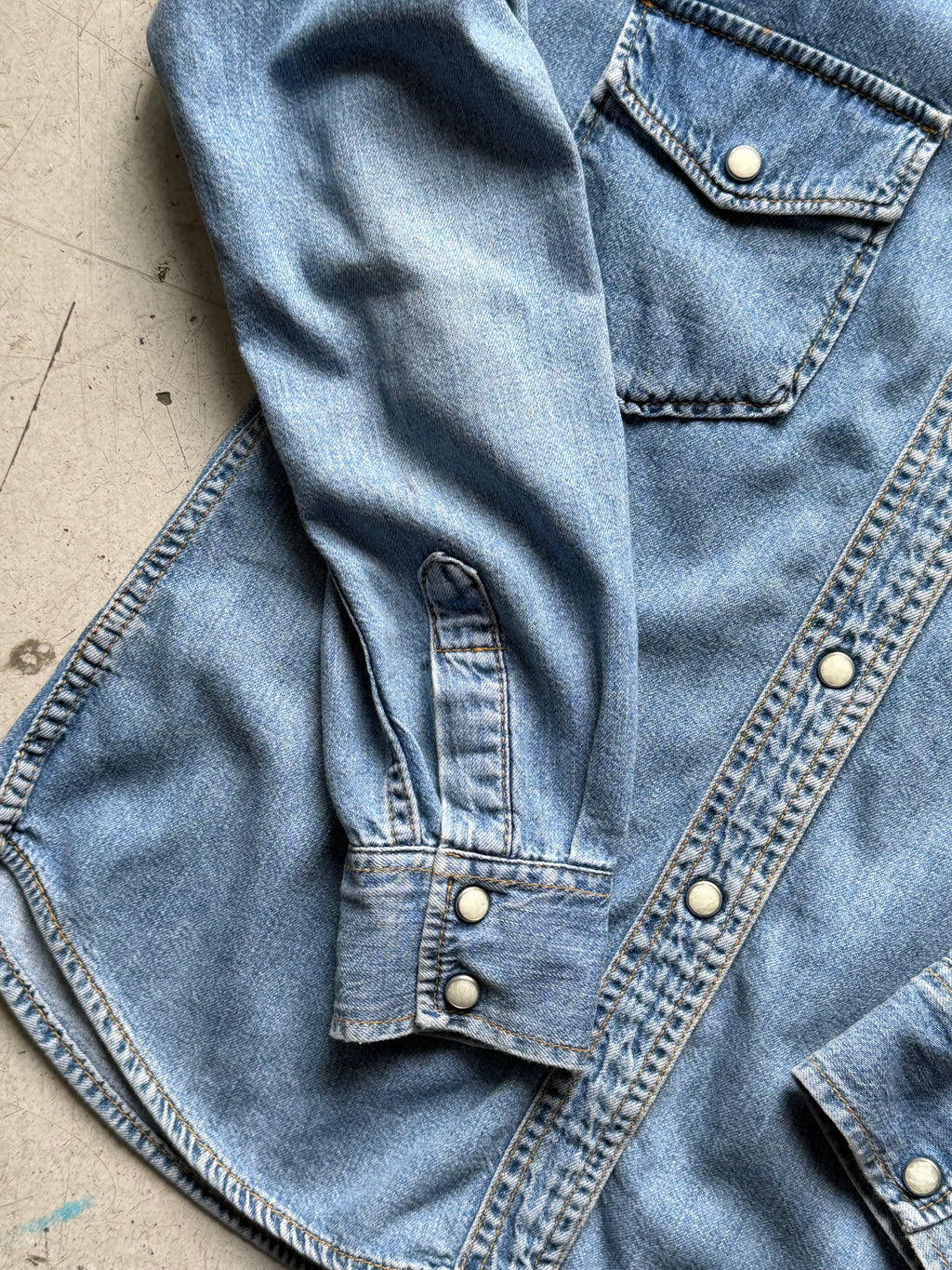 Lee | Western denimskjorte | lyseblå | M