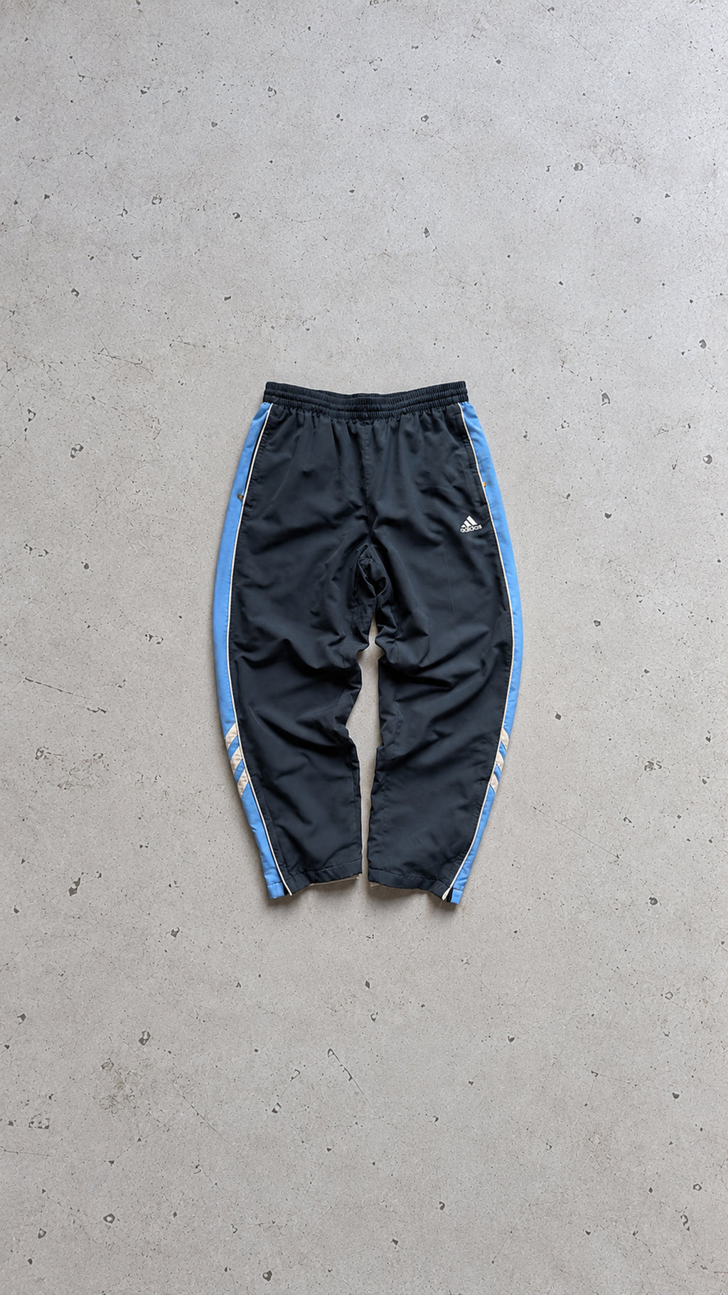 Adidas | Vintage trackpants | Navy / lyseblå | M