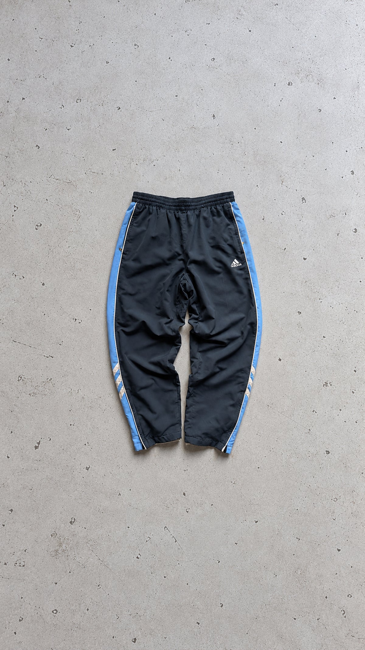 Adidas | Vintage trackpants | Navy / lyseblå | M