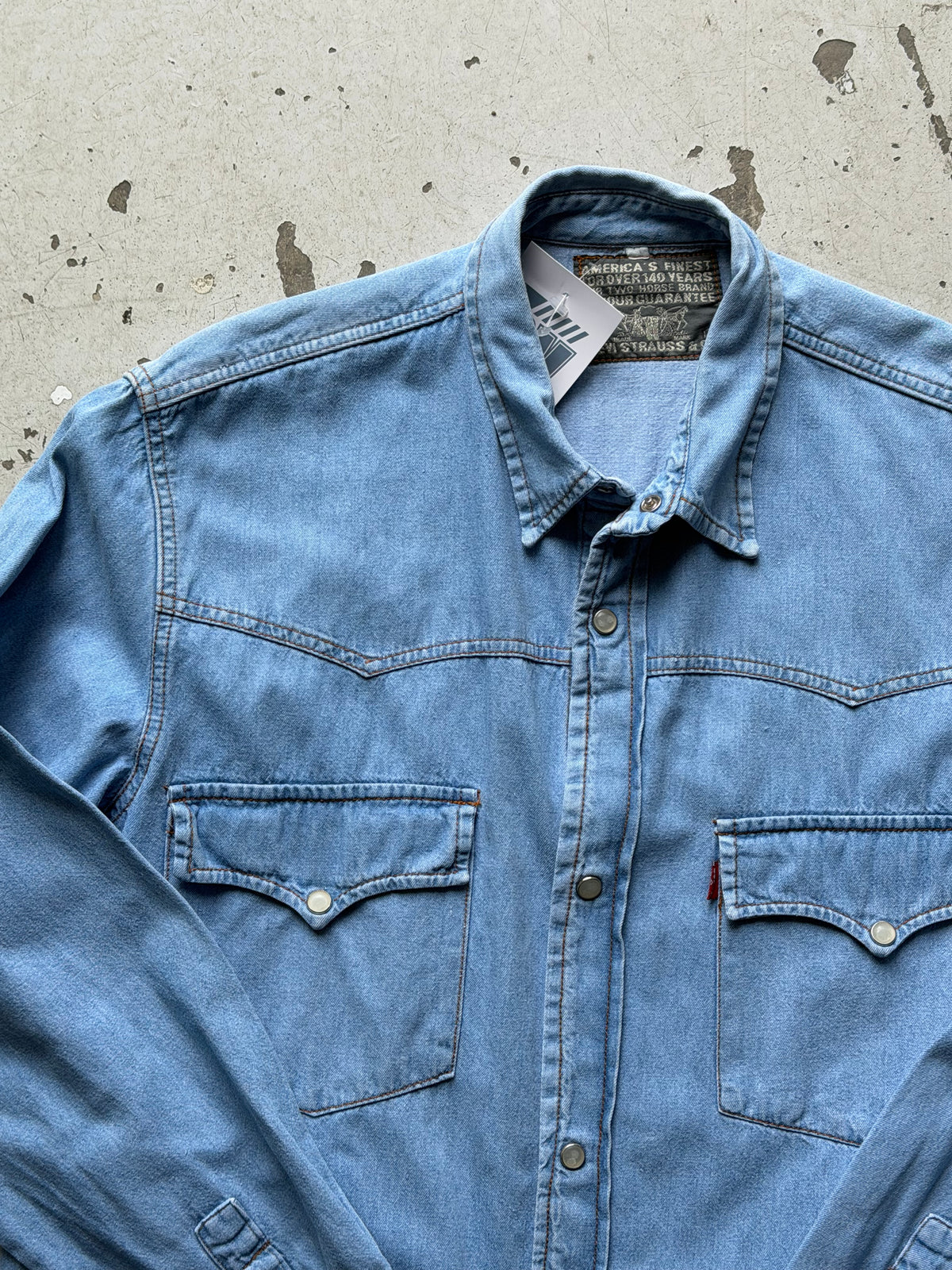 Levi’s | Western denimskjorte | lyseblå | L