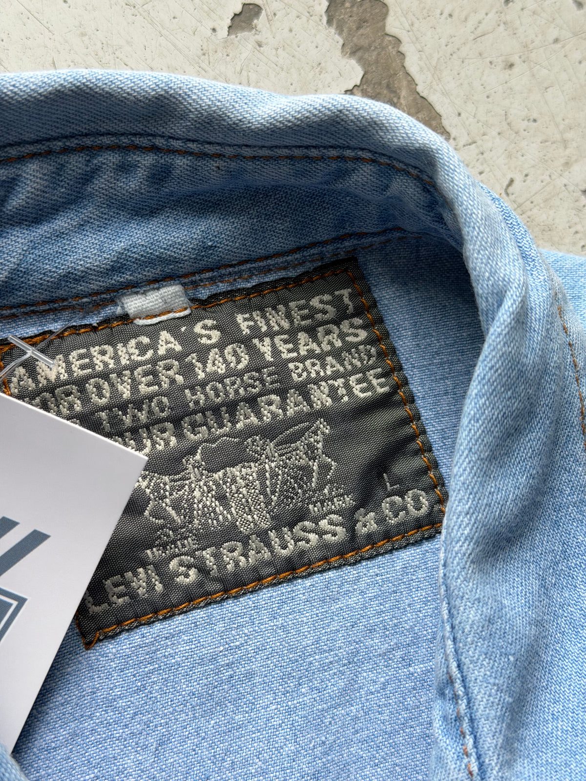 Levi’s | Western denimskjorte | lyseblå | L