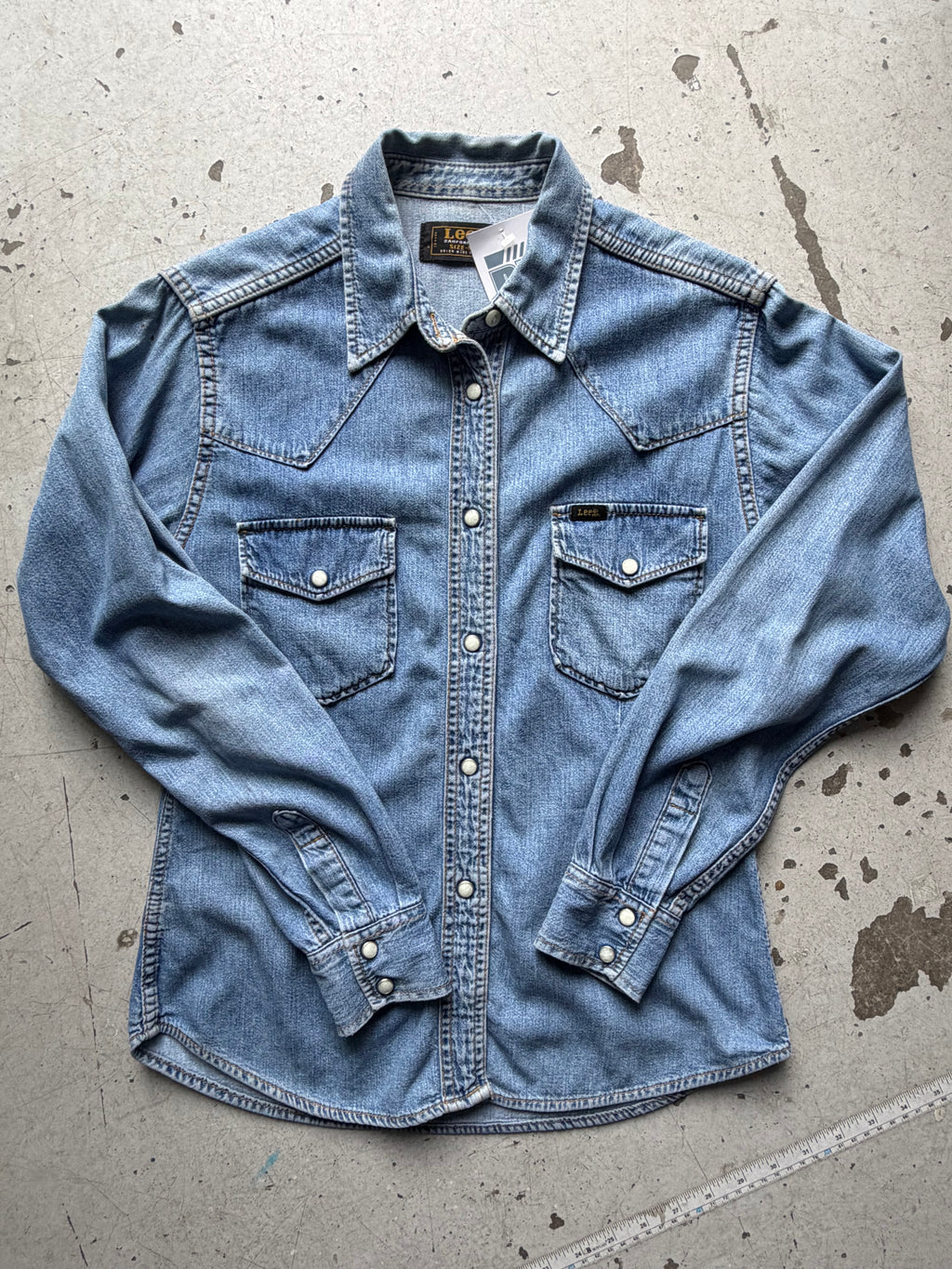 Lee | Western denimskjorte | lyseblå | M