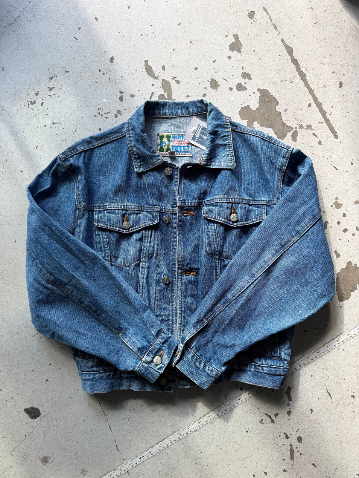 Henry Sport | vintage denimjakke | blå | S