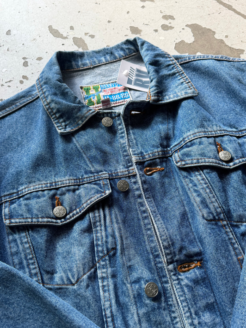 Henry Sport | vintage denimjakke | blå | S