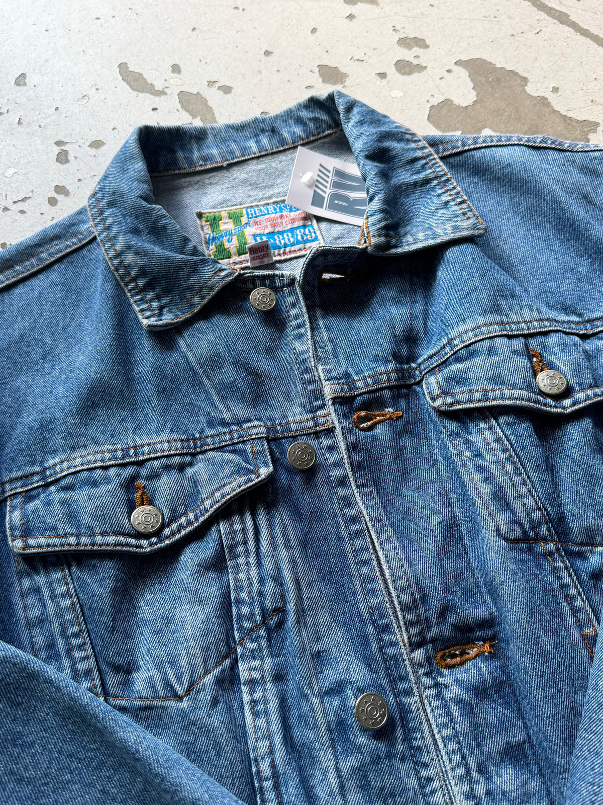 Henry Sport | vintage denimjakke | blå | S