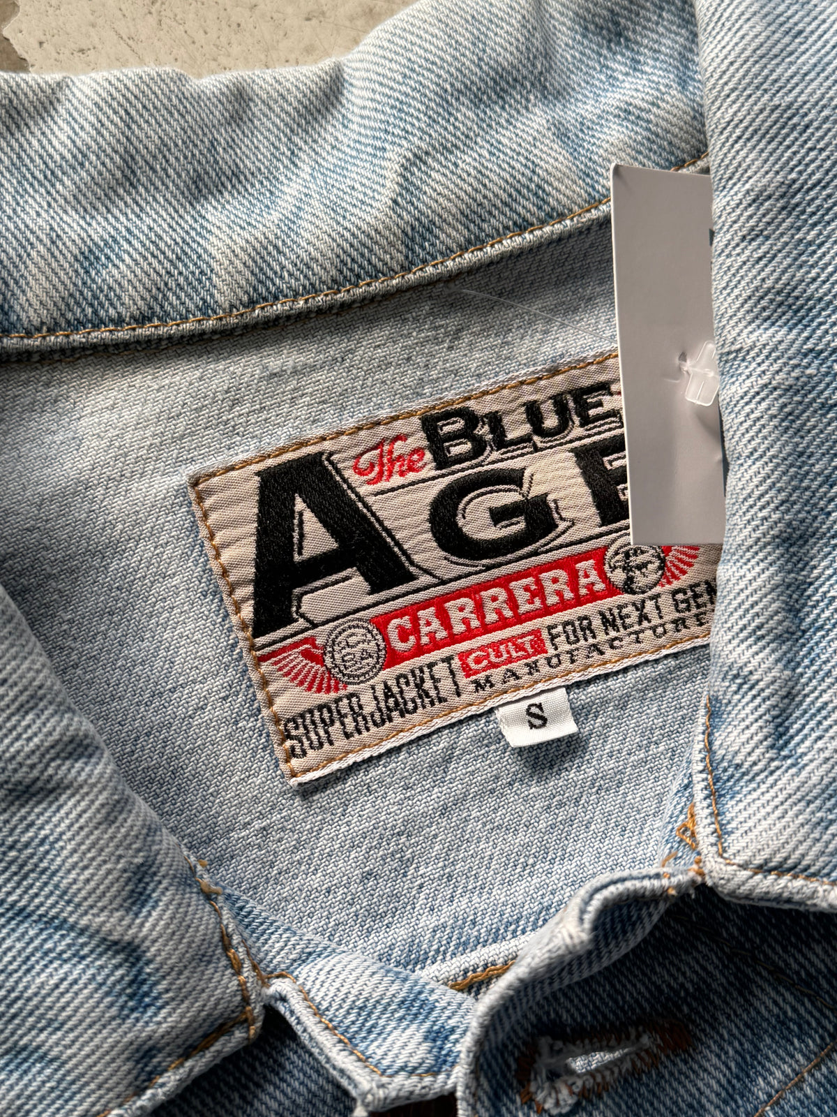 Blue Age Carrera | Vintage denimjakke | lyseblå | S