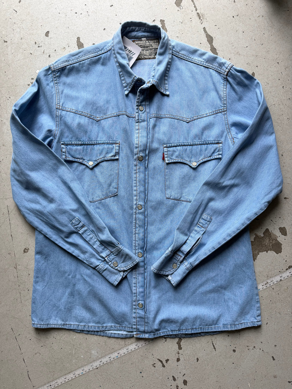 Levi’s | Western denimskjorte | lyseblå | L