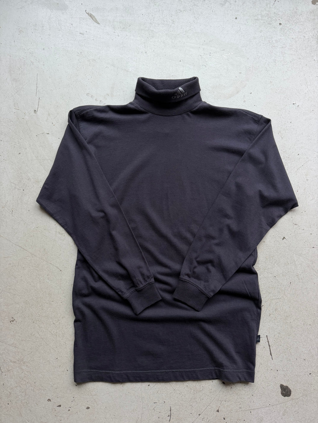Adidas | Vintage rullekrave sweatshirt | mørkegrå | S