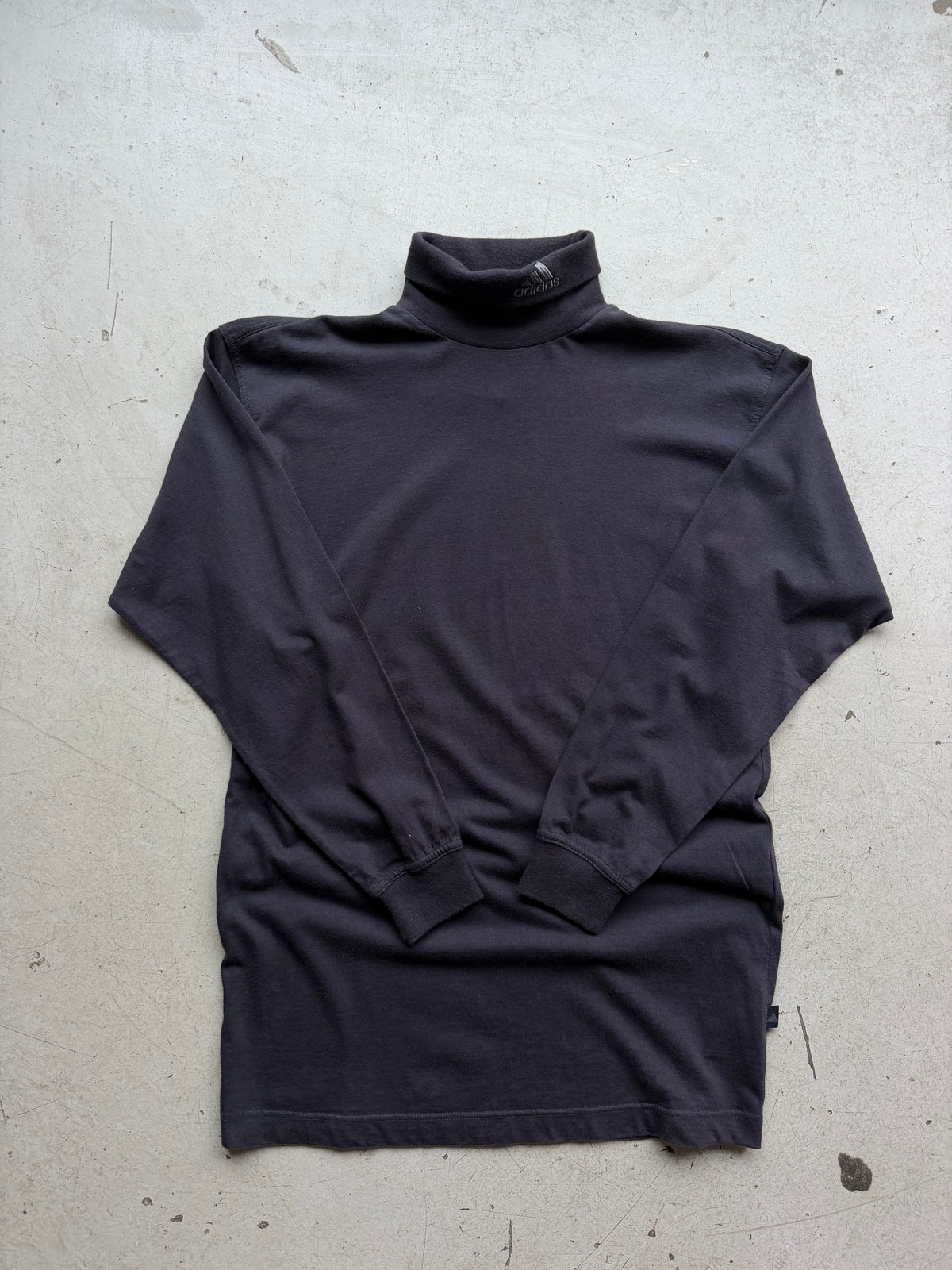 Adidas | Vintage rullekrave sweatshirt | mørkegrå | S