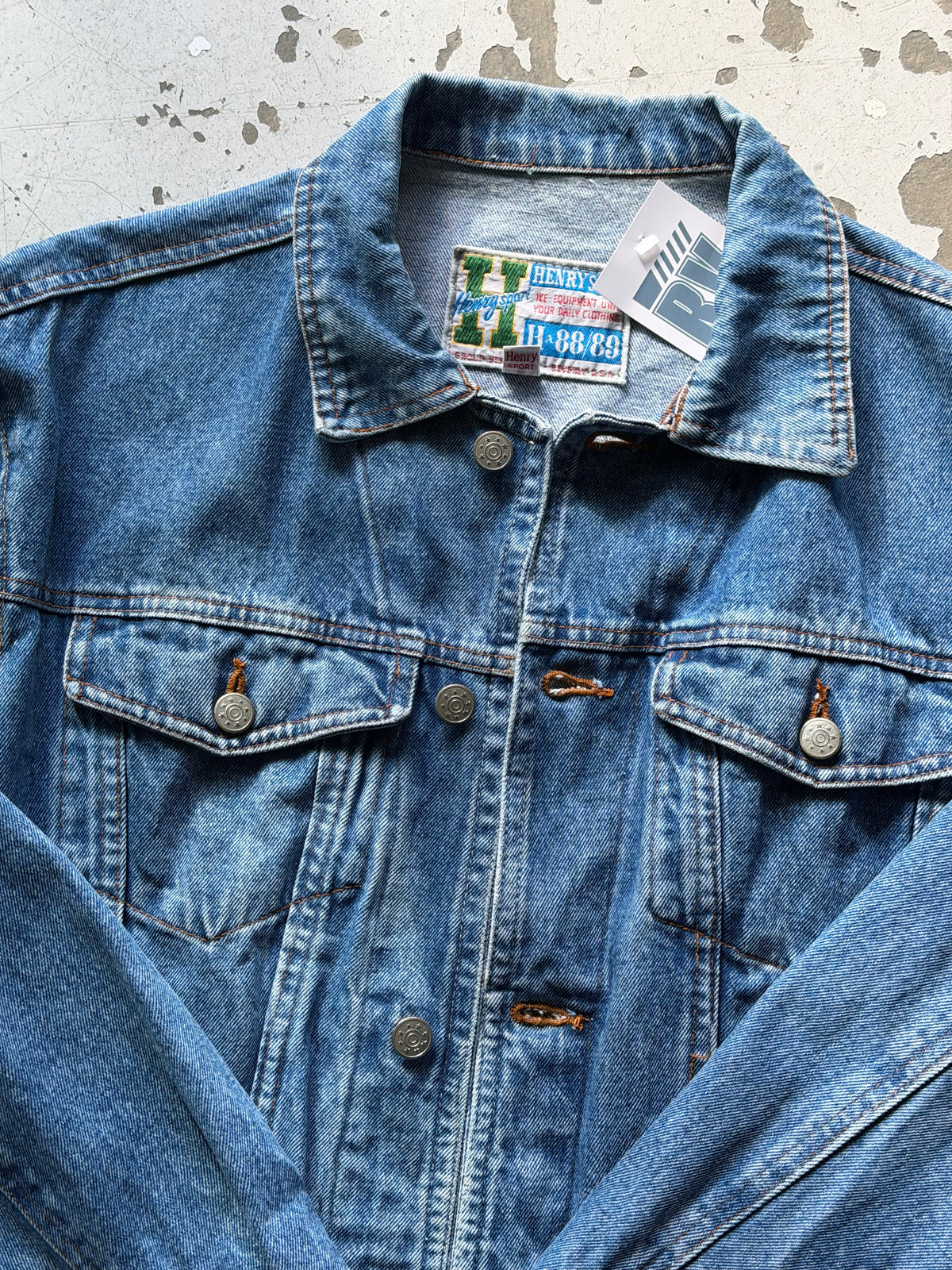 Henry Sport | vintage denimjakke | blå | S