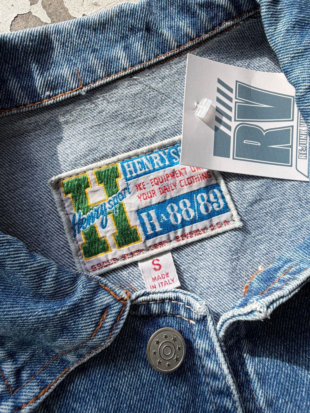 Henry Sport | vintage denimjakke | blå | S