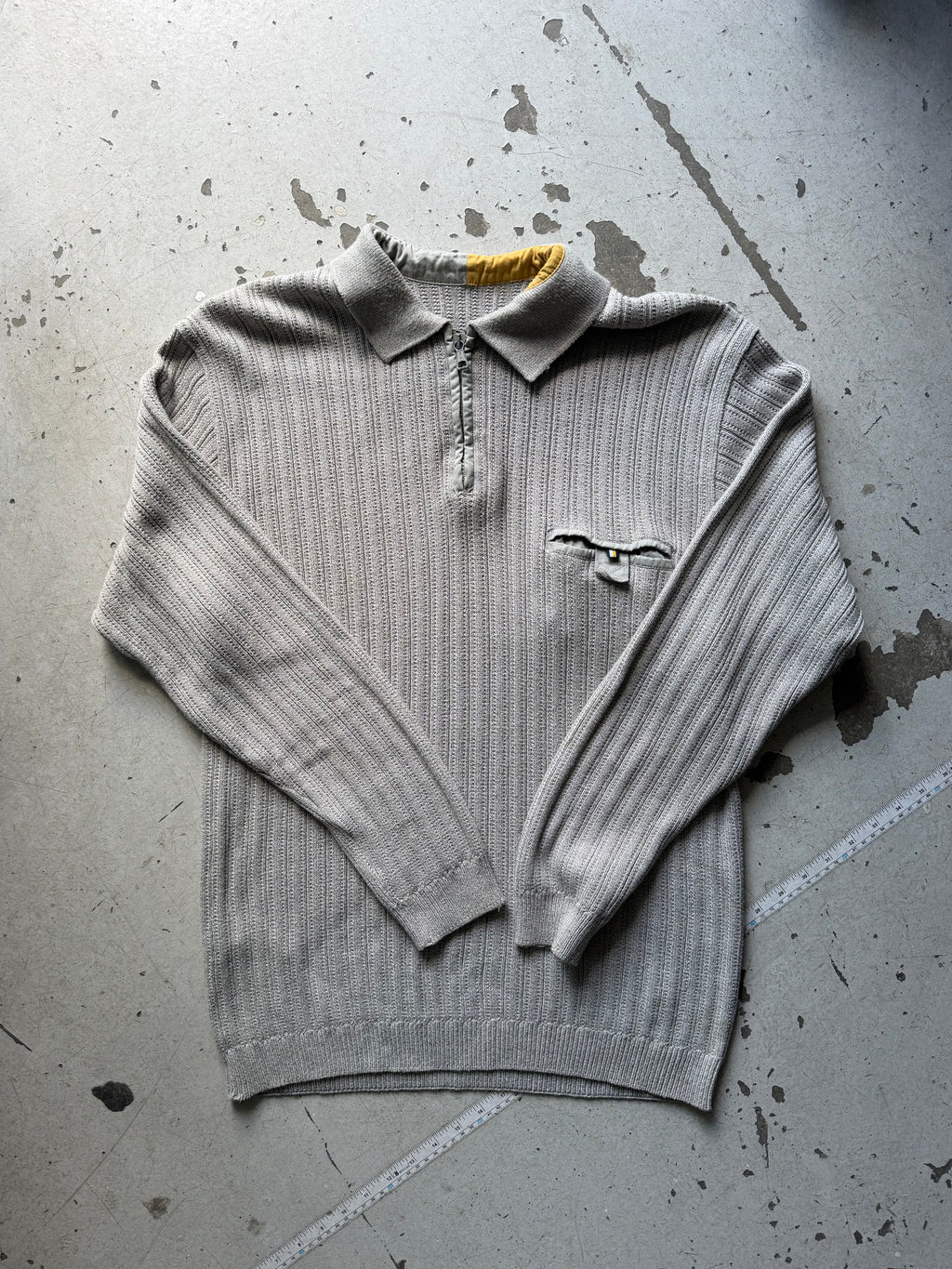 Navigare Sport | Vintage 1/4 zip strik | beige | L
