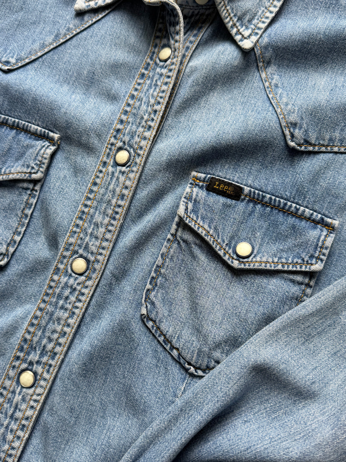 Lee | Western denimskjorte | lyseblå | M