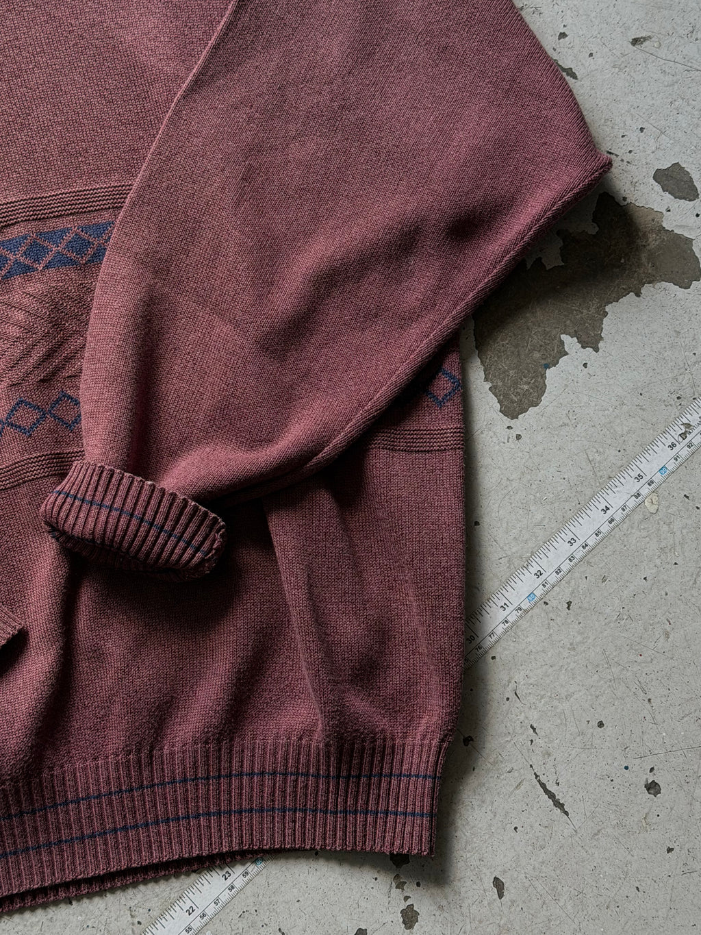 North Pole Marina | Vintage polo striktrøje | bordeaux | L