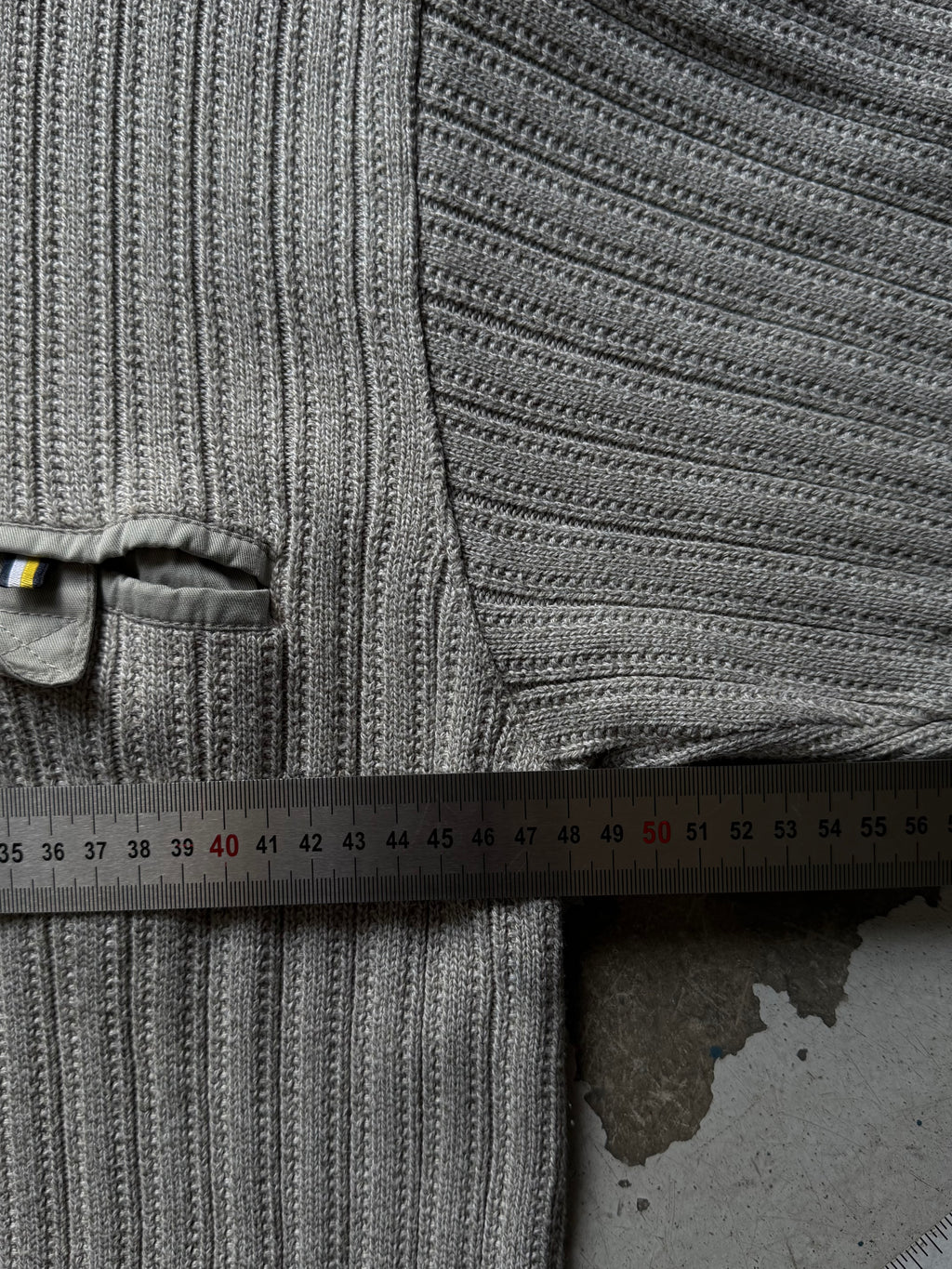 Navigare Sport | Vintage 1/4 zip strik | beige | L