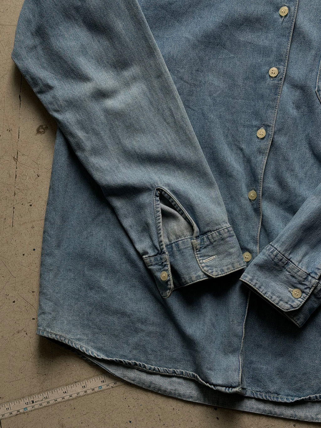 Back Ground | denimskjorte | lyseblå | L