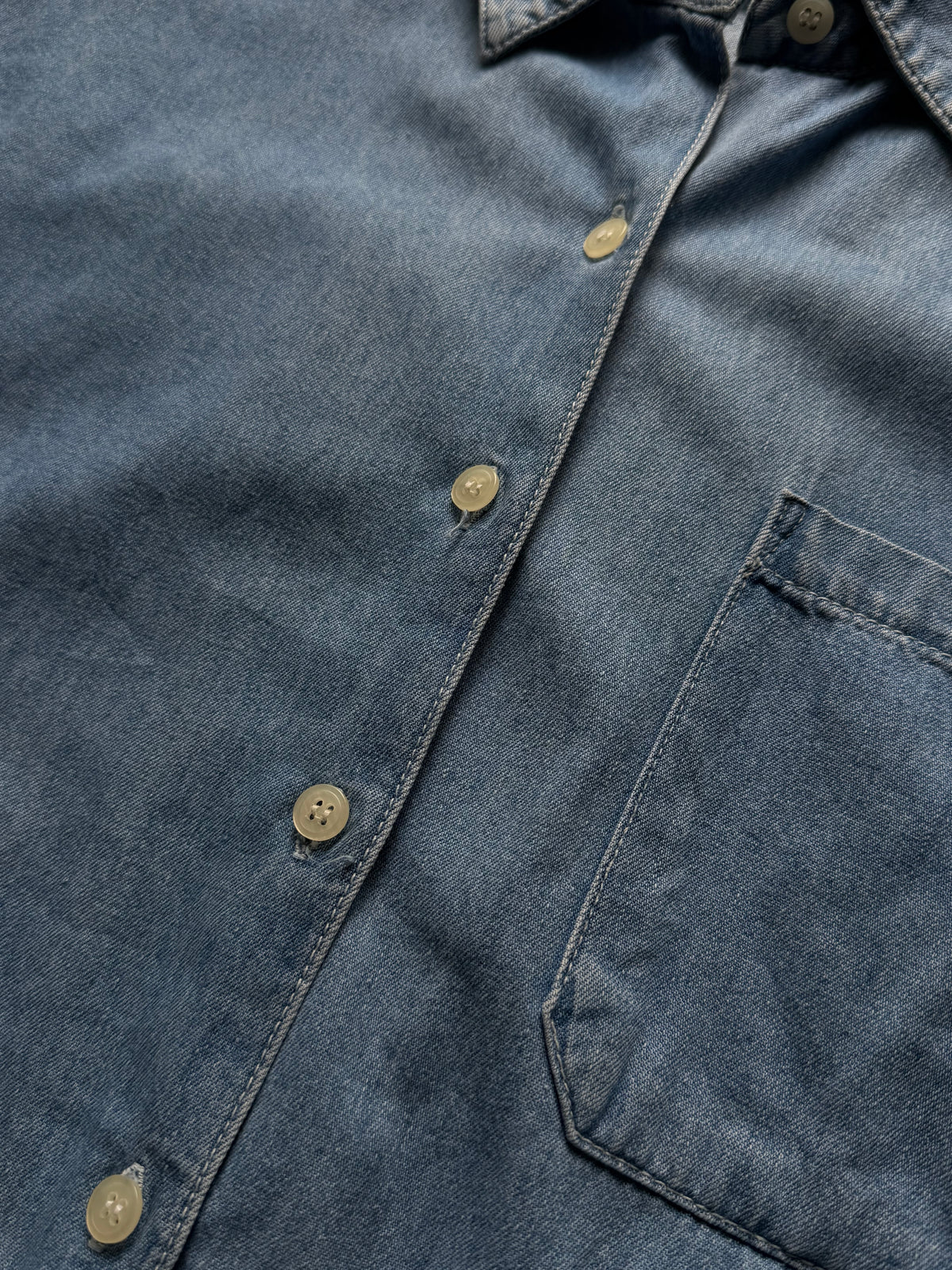 Back Ground | denimskjorte | lyseblå | L