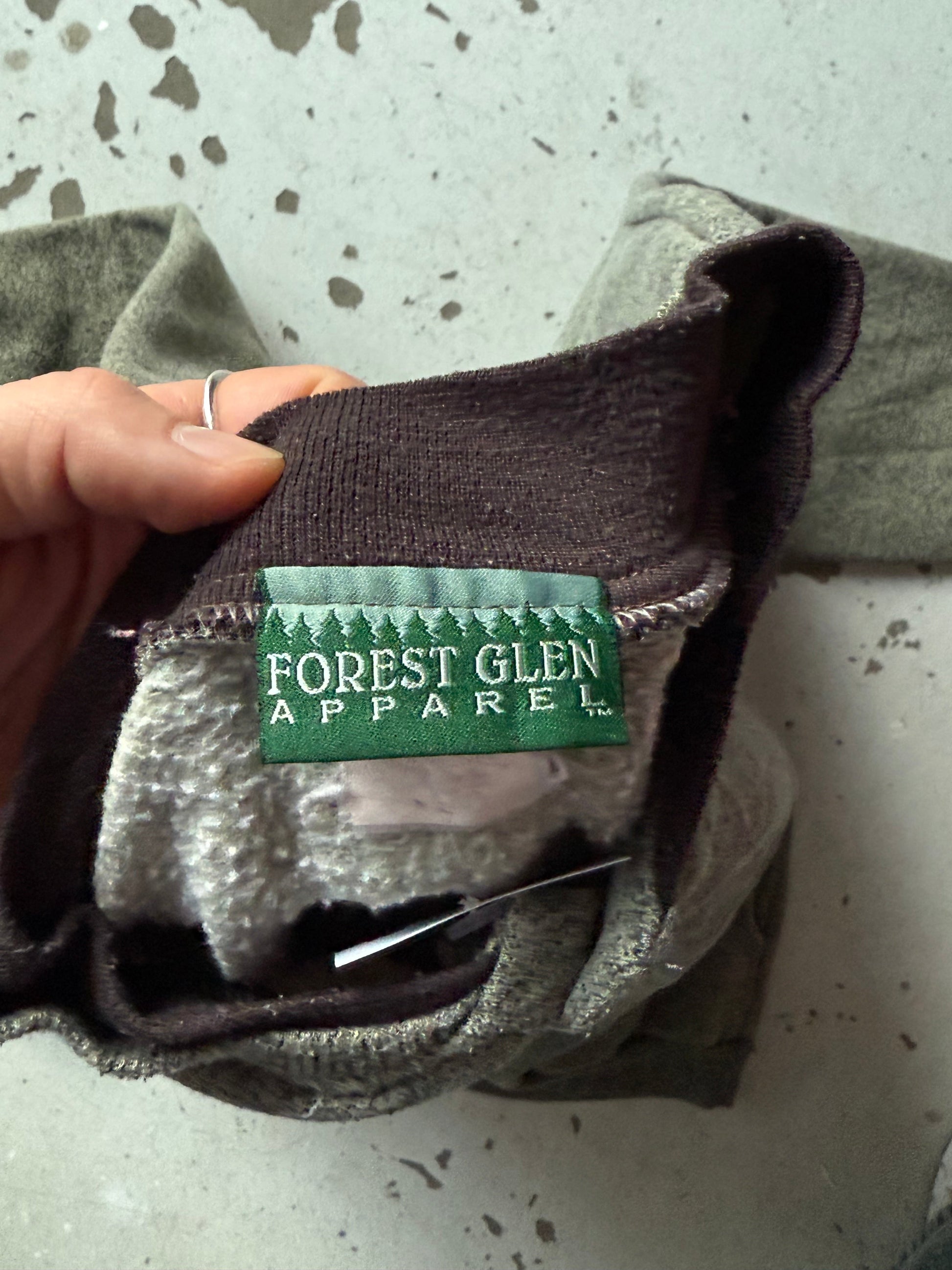 90s Forest Glen Apparel | Crewneck | grå | L - Re:Junk Vintage