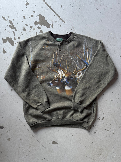90s Forest Glen Apparel | Crewneck | grå | L - Re:Junk Vintage
