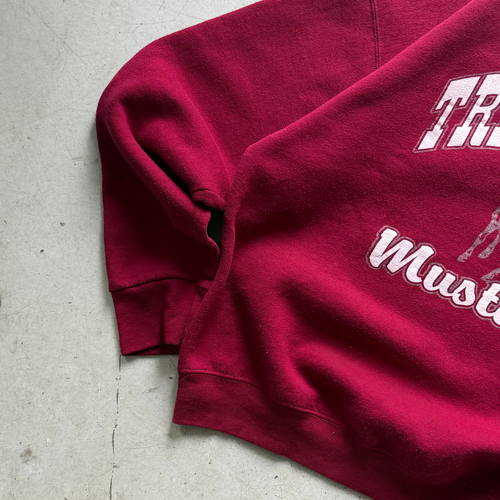 90s Fruit of the Loom | Crewneck | Rød | L/XL - Re:Junk Vintage
