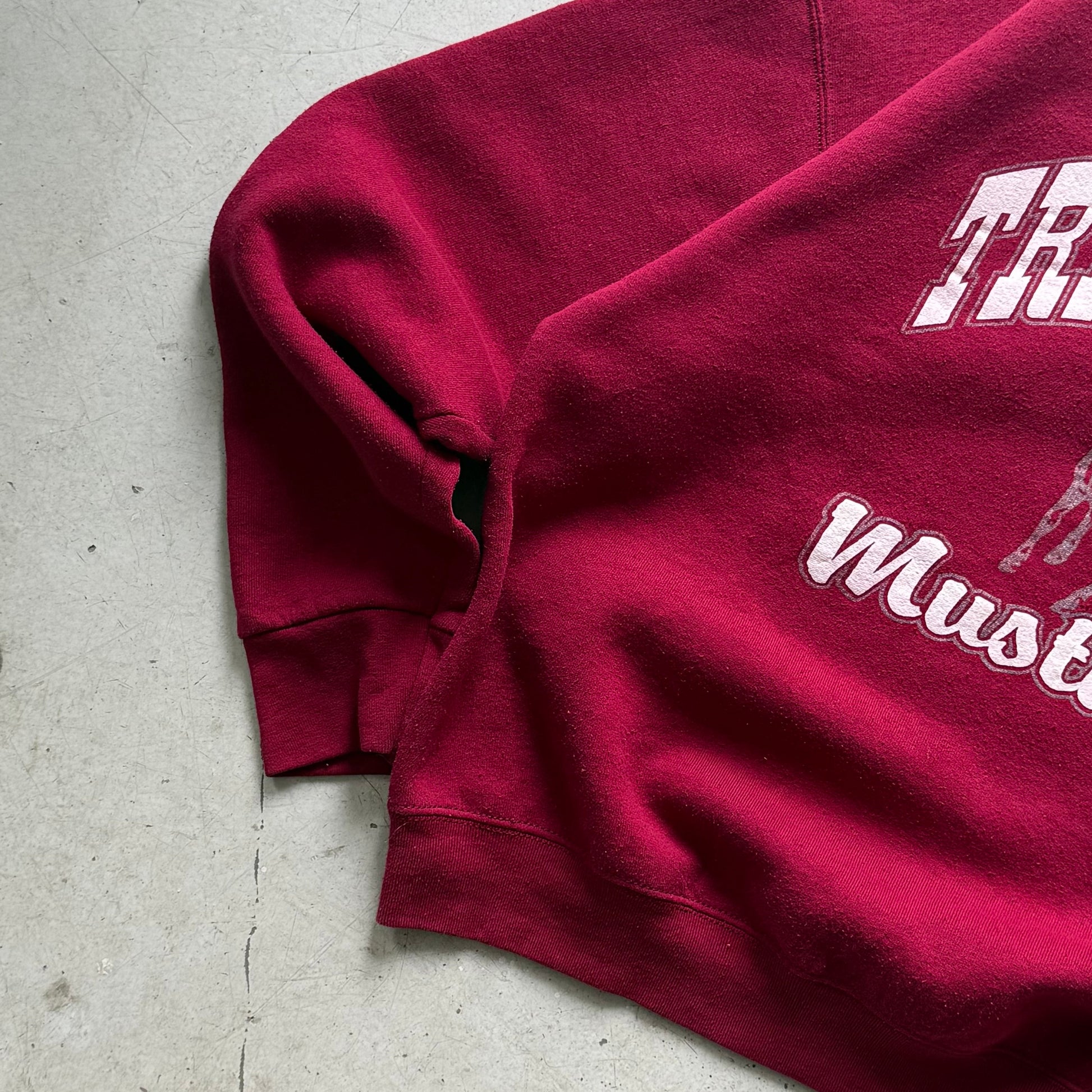 90s Fruit of the Loom | Crewneck | Rød | L/XL - Re:Junk Vintage