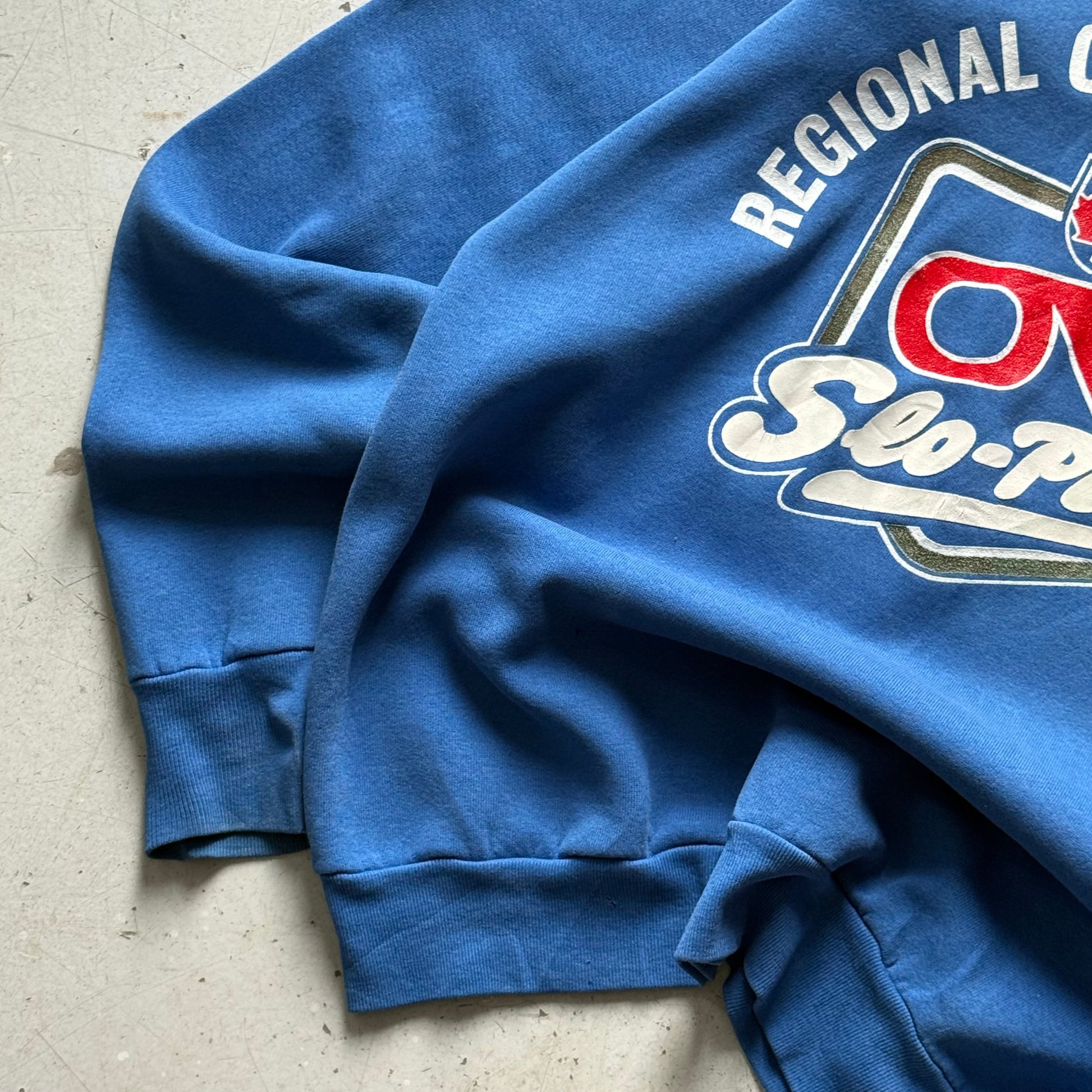 90s Made in Canada | crewneck | blå | medium - Re:Junk Vintage