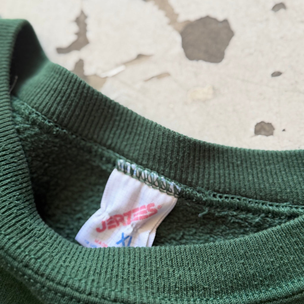 90s Made in USA | Crewneck | Grøn | L - Re:Junk Vintage