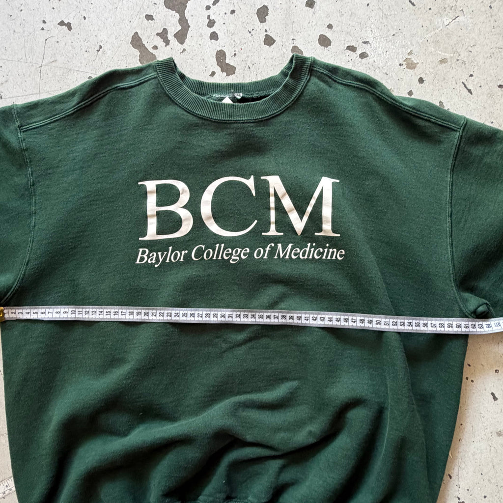 90s Made in USA | Crewneck | Grøn | M - Re:Junk Vintage