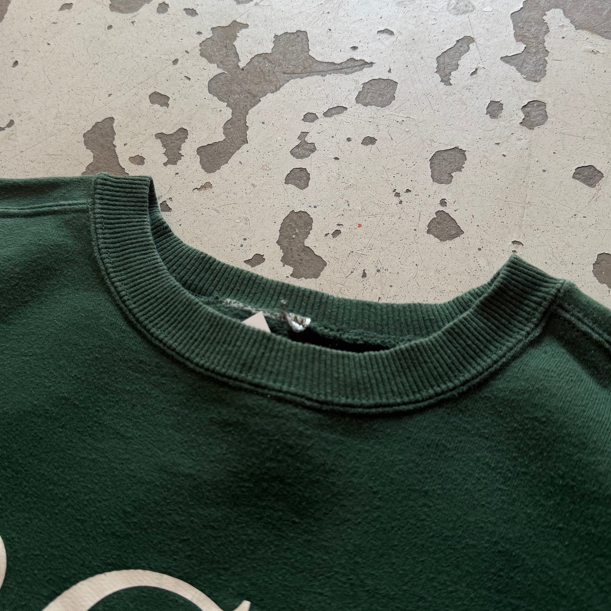 90s Made in USA | Crewneck | Grøn | M - Re:Junk Vintage