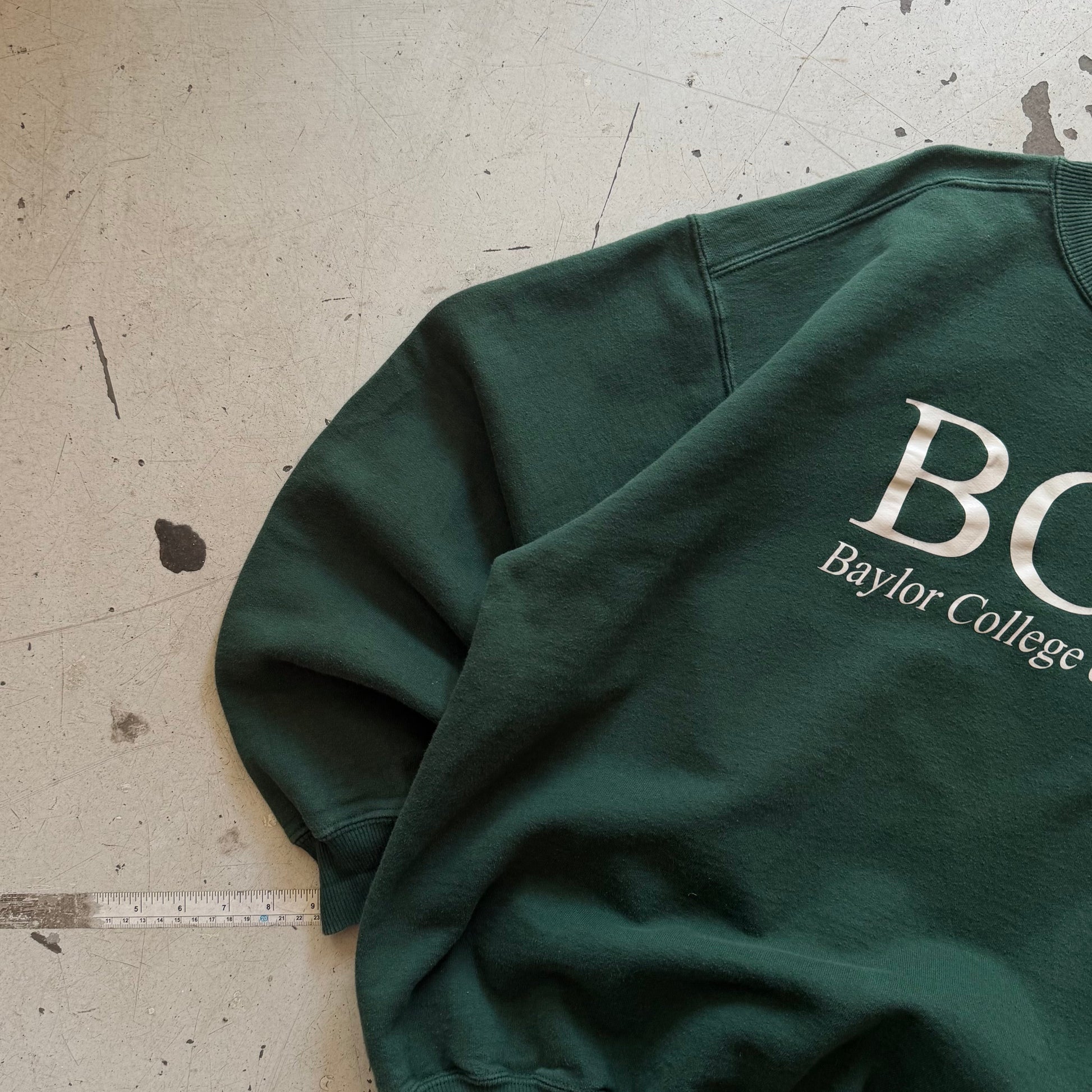 90s Made in USA | Crewneck | Grøn | M - Re:Junk Vintage