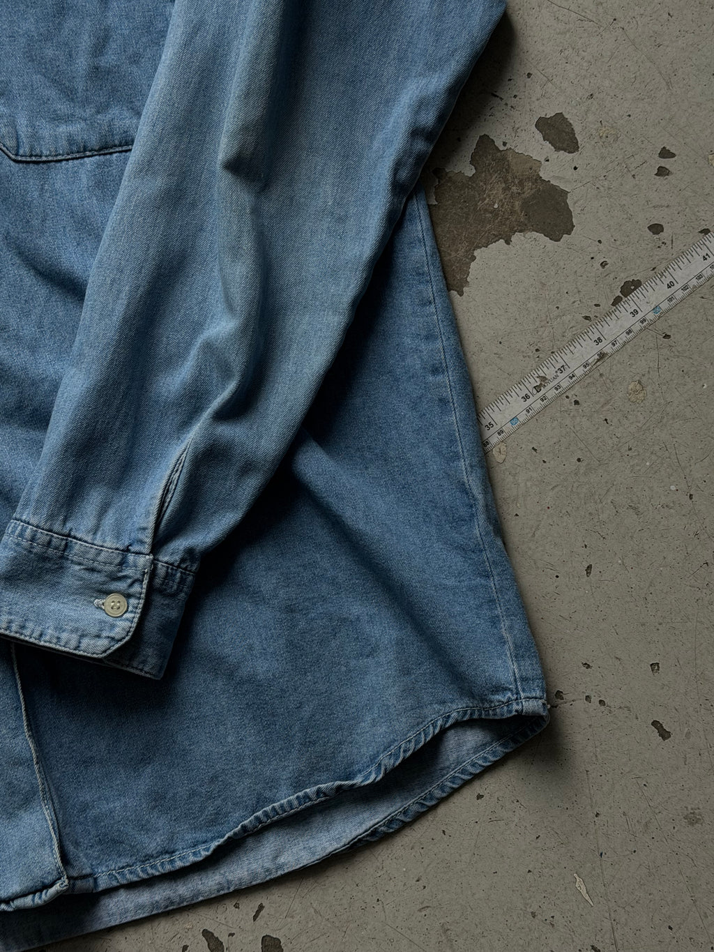 Back Ground | denimskjorte | lyseblå | L