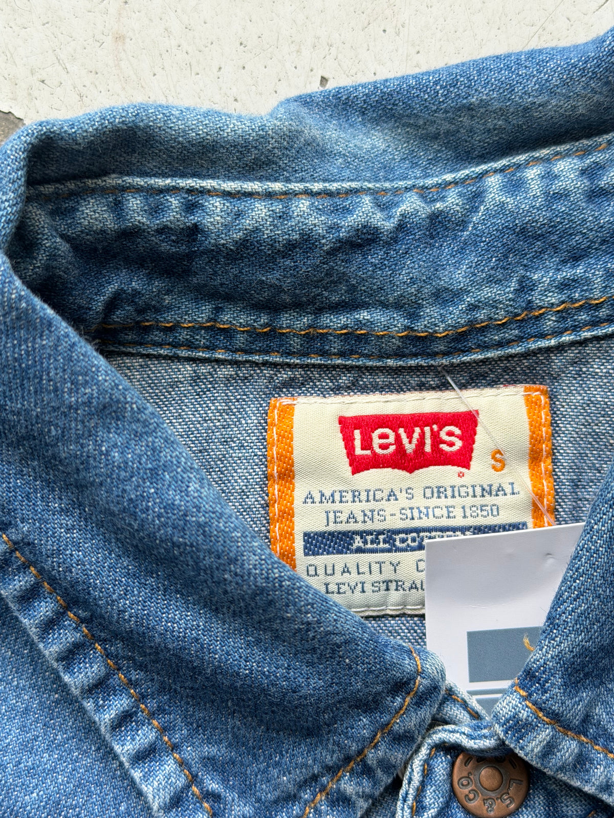 Levi’s | Western denimskjorte | blå | S