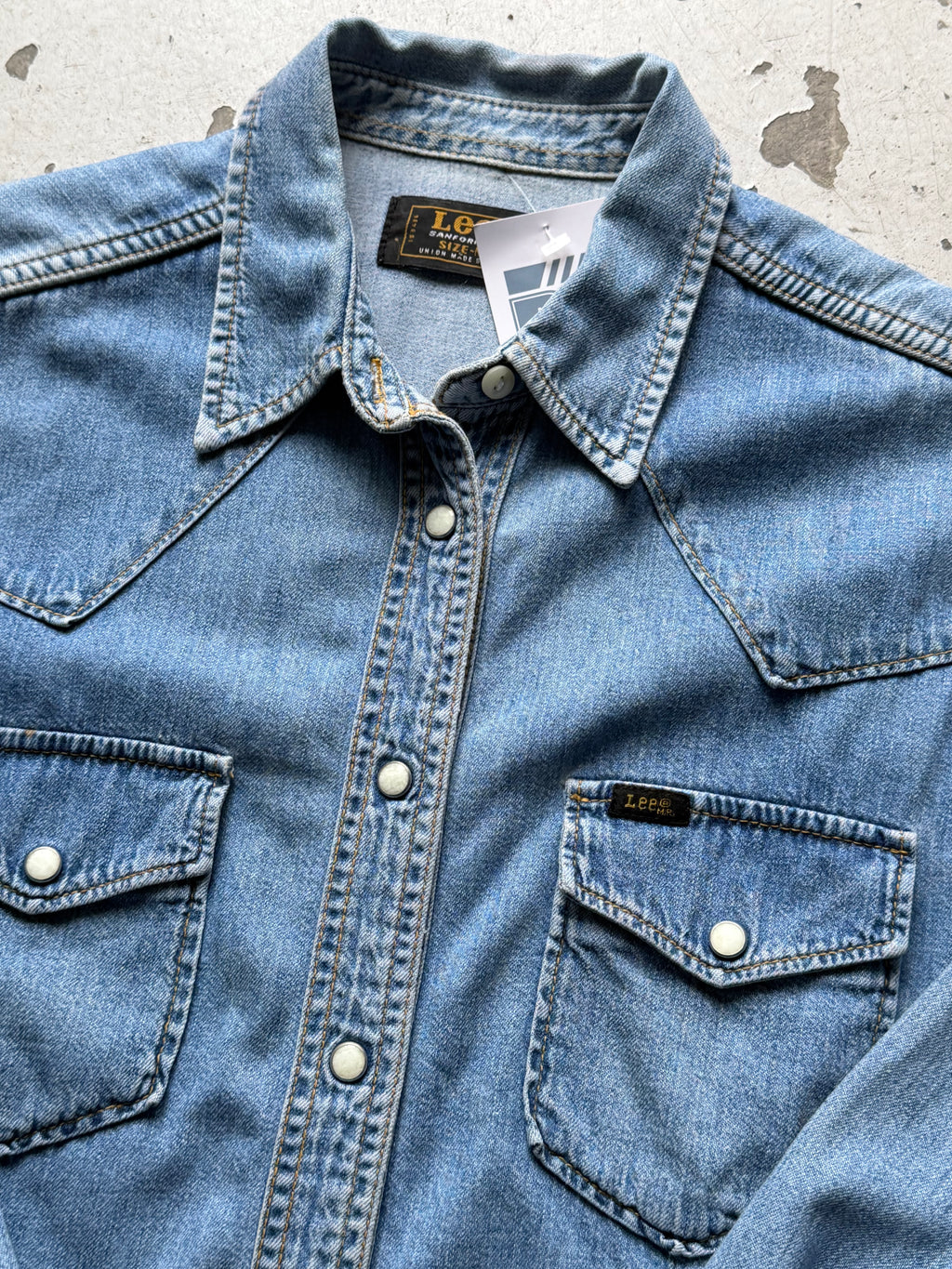 Lee | Western denimskjorte | lyseblå | M