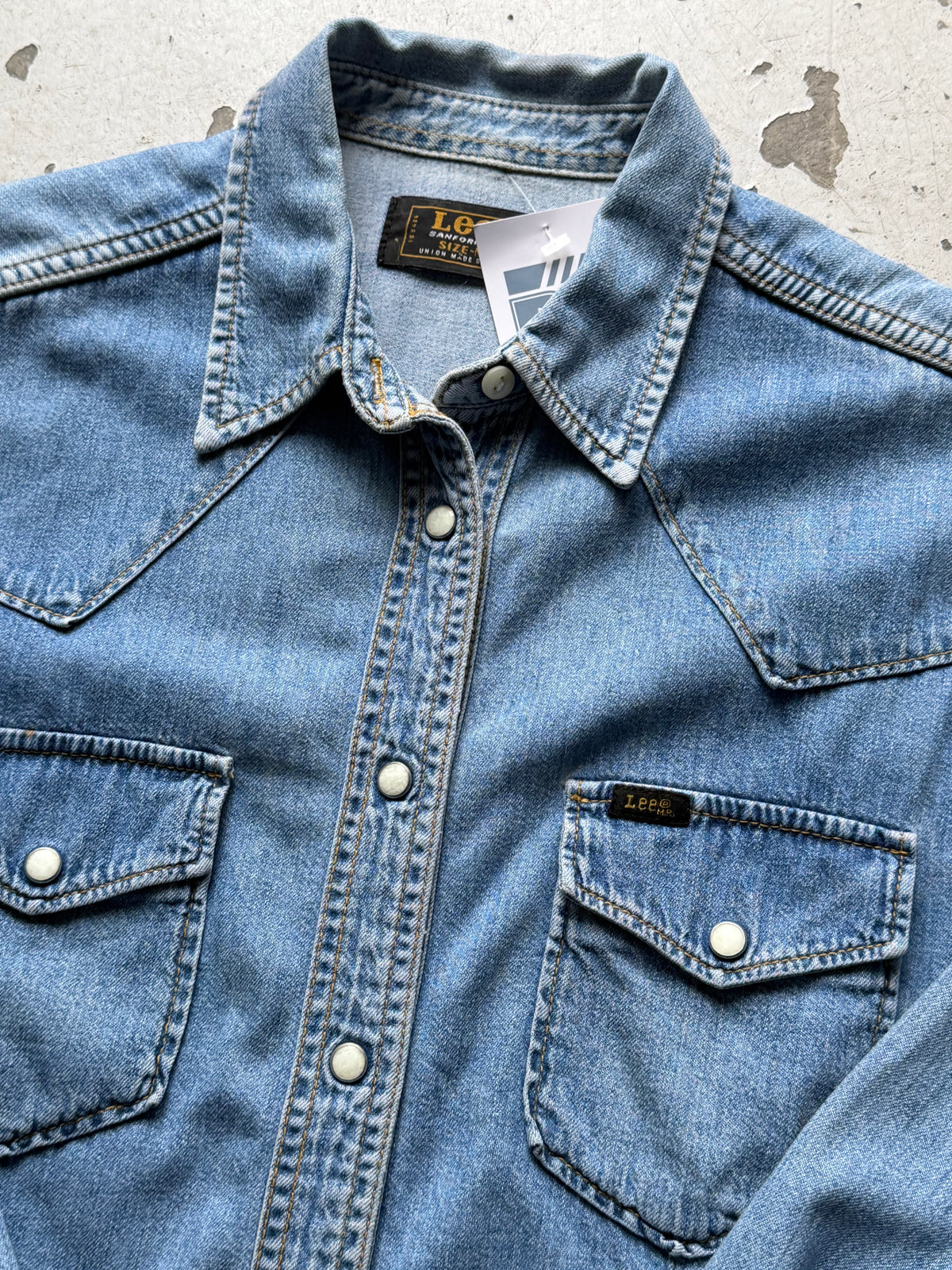 Lee | Western denimskjorte | lyseblå | M