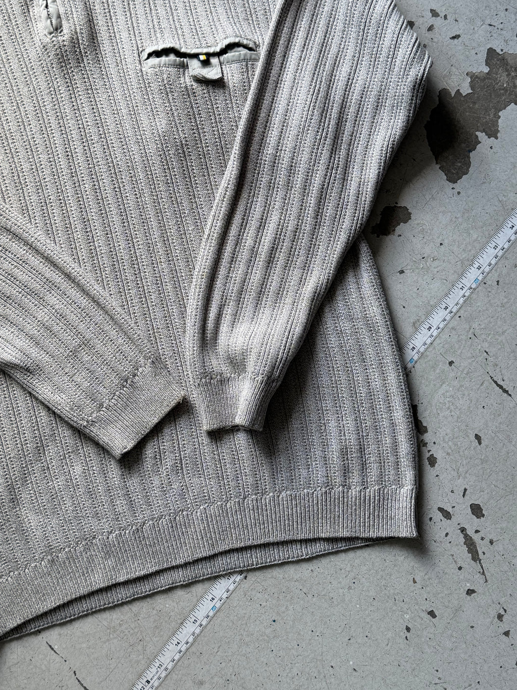 Navigare Sport | Vintage 1/4 zip strik | beige | L