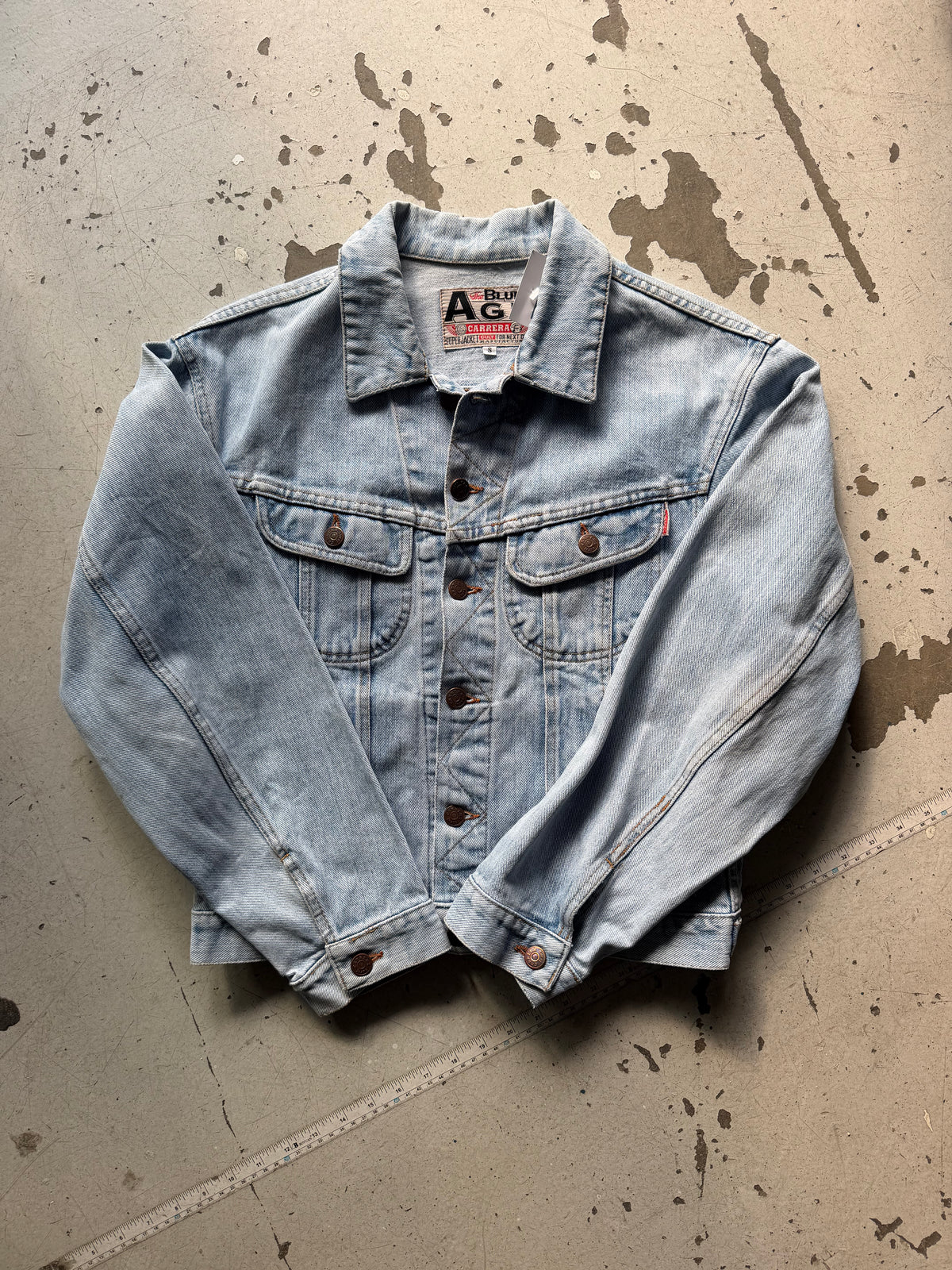 Blue Age Carrera | Vintage denimjakke | lyseblå | S