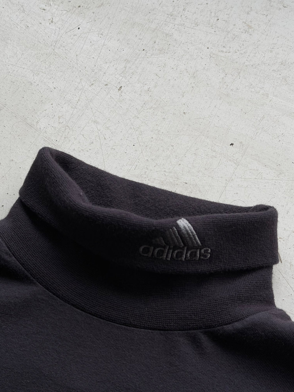 Adidas | Vintage rullekrave sweatshirt | mørkegrå | S