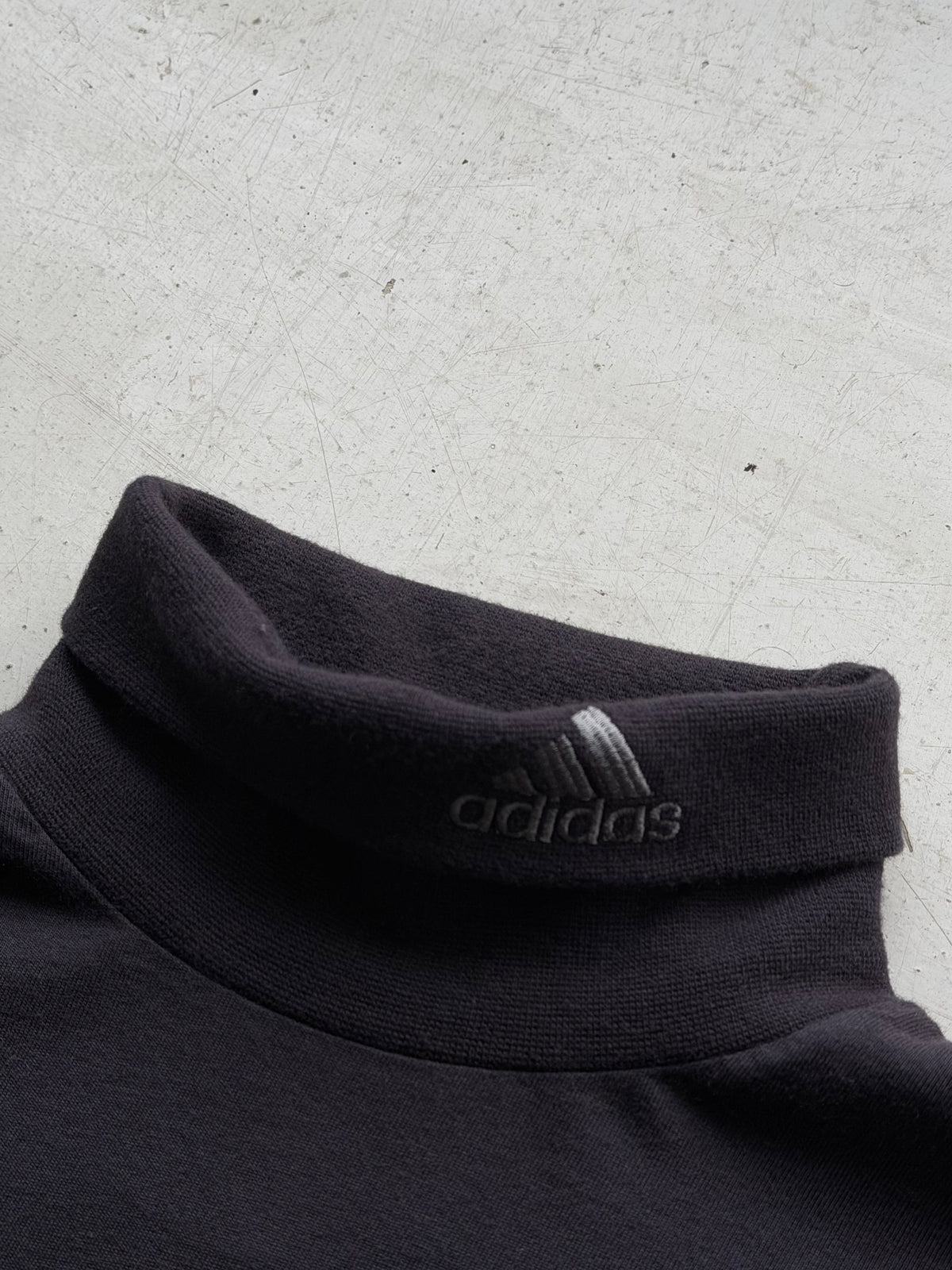 Adidas | Vintage rullekrave sweatshirt | mørkegrå | S