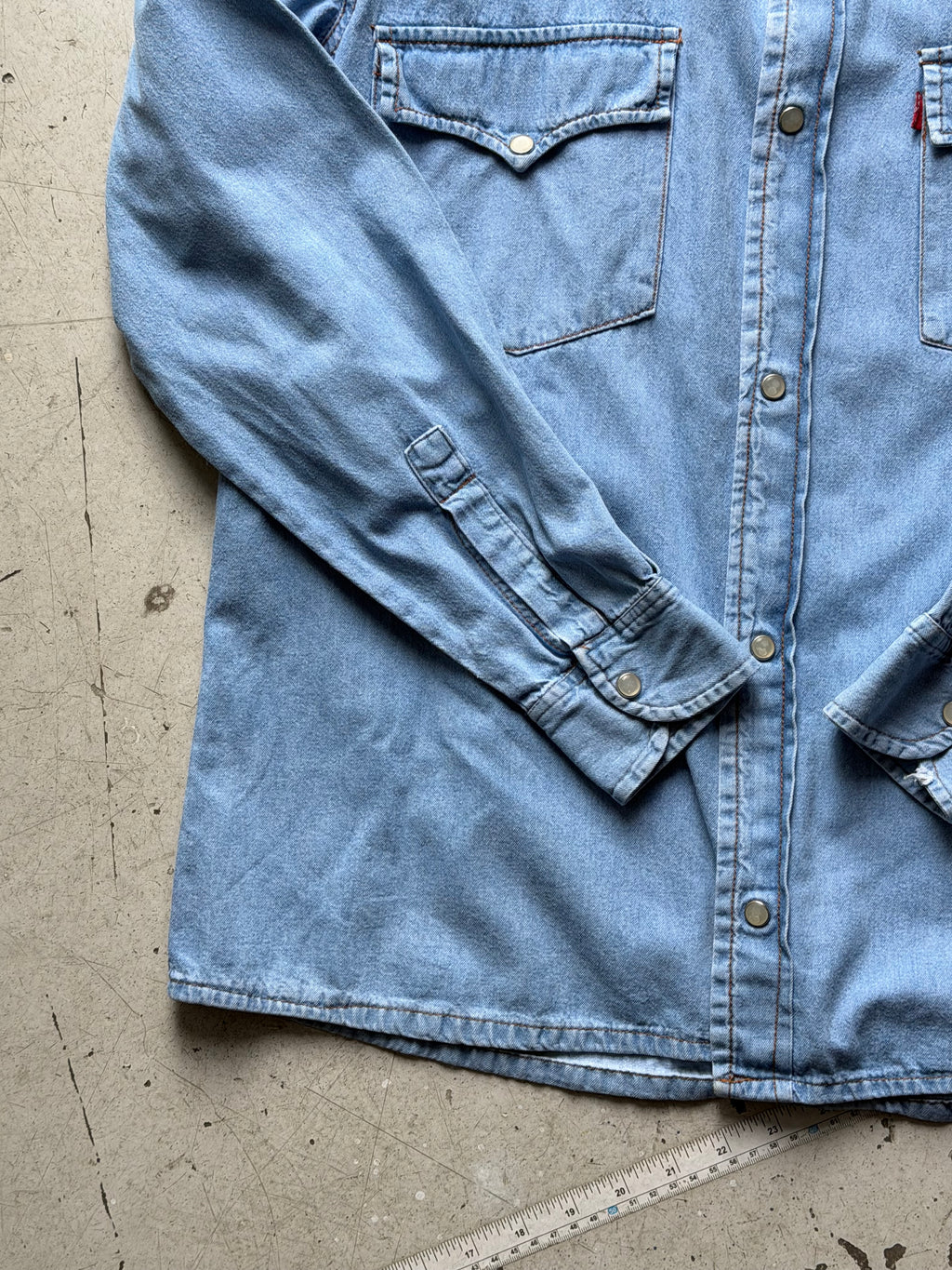 Levi’s | Western denimskjorte | lyseblå | L