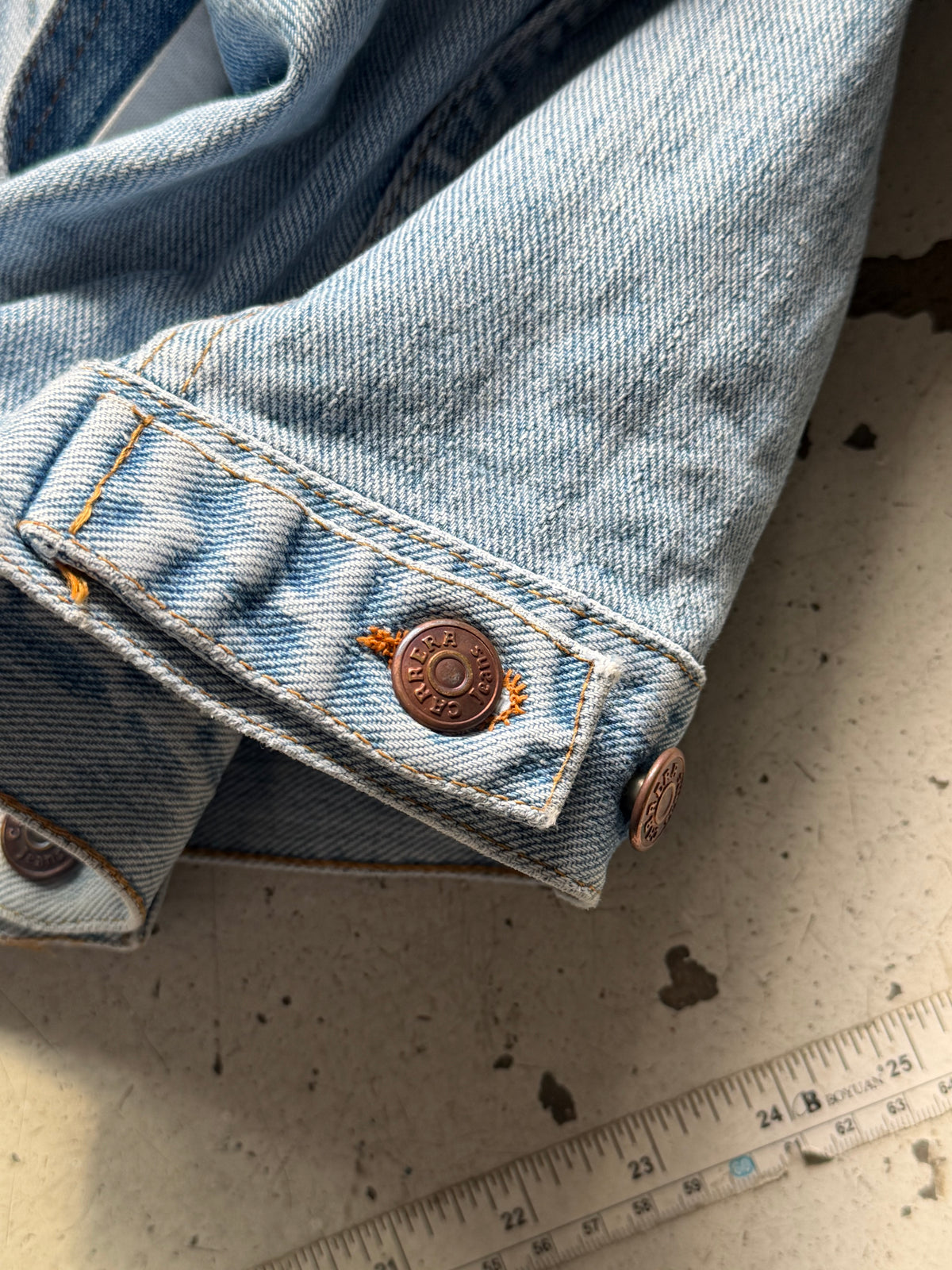 Blue Age Carrera | Vintage denimjakke | lyseblå | S