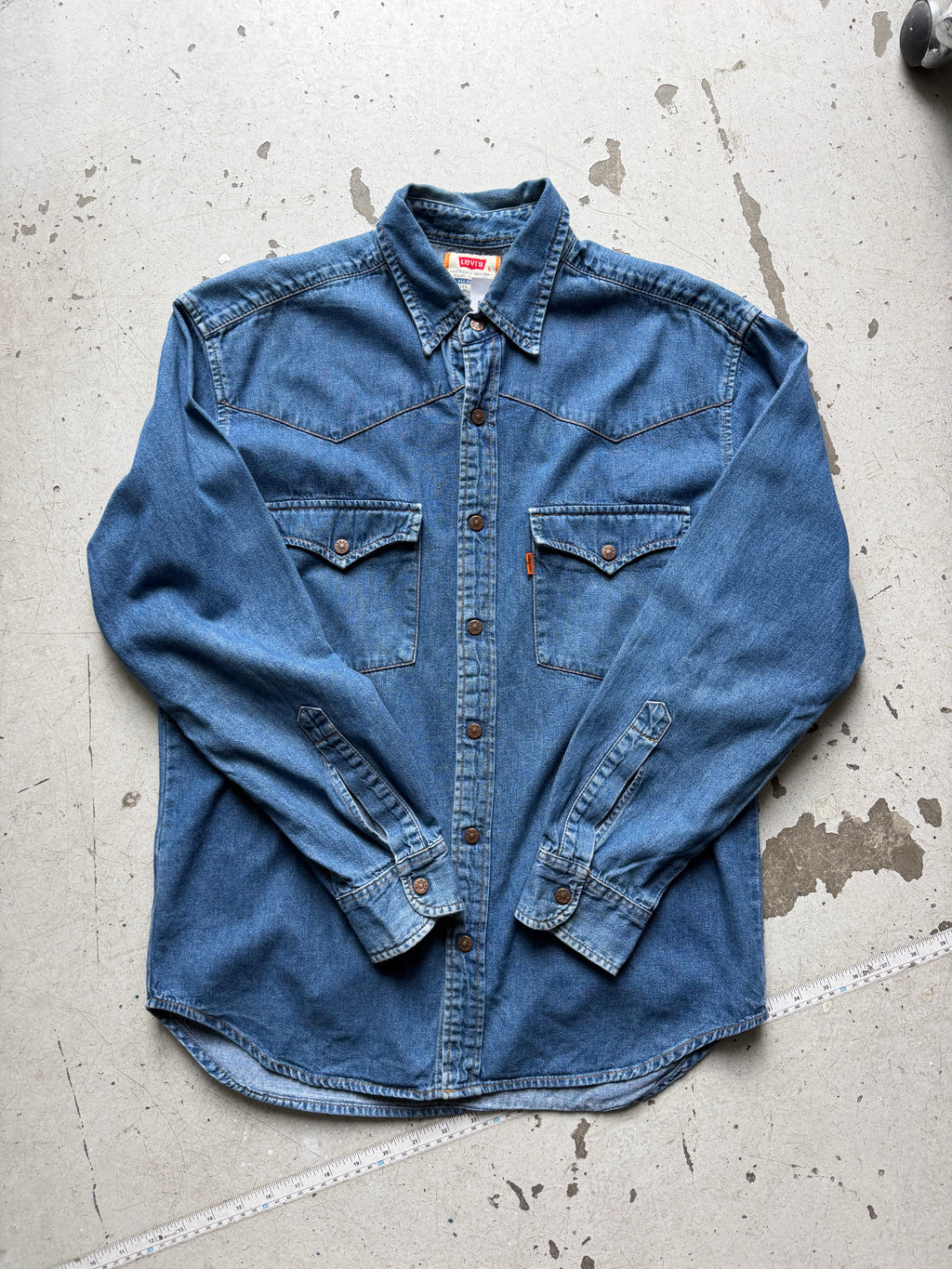 Levi’s | Western denimskjorte | blå | S