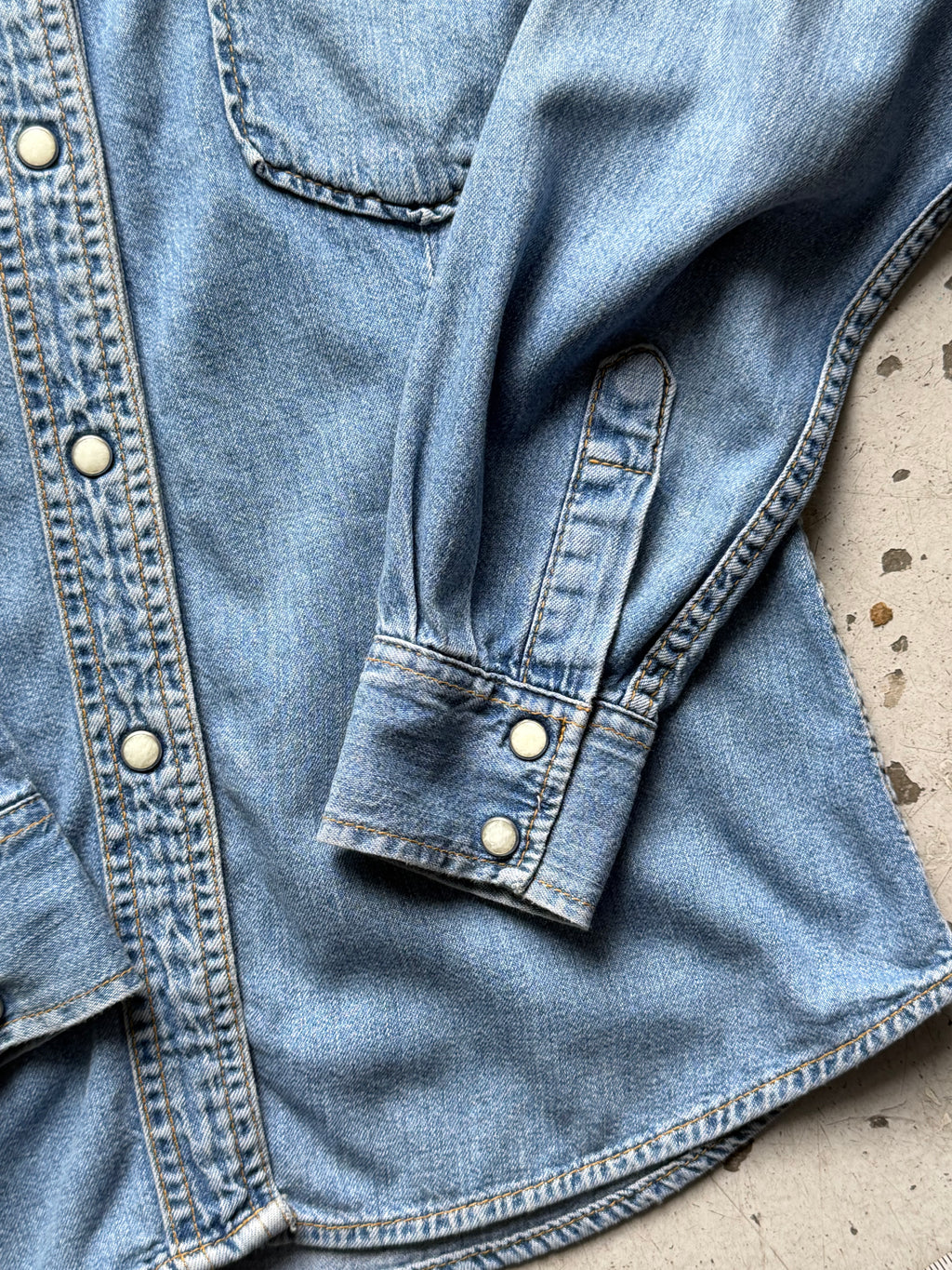 Lee | Western denimskjorte | lyseblå | M